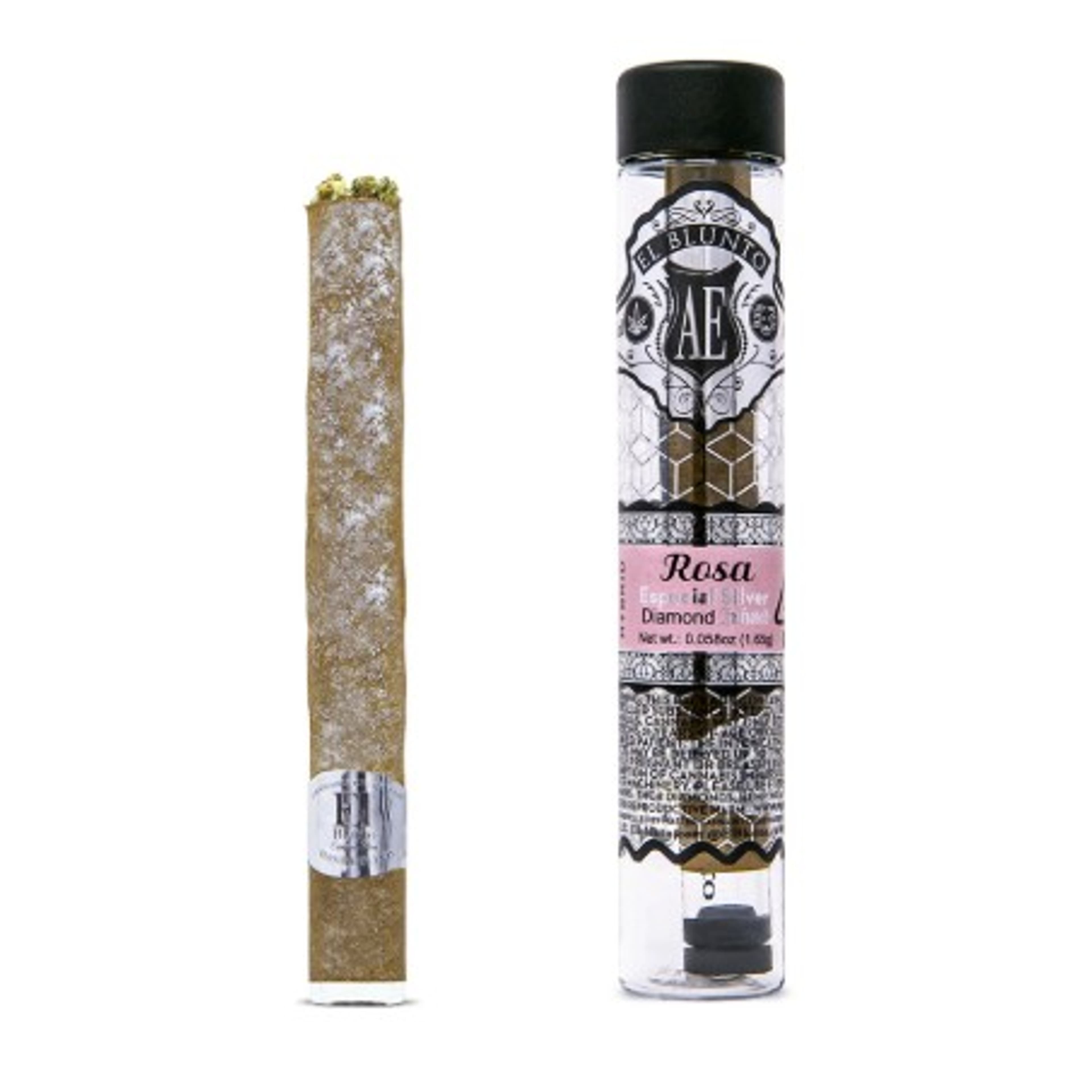 $25.68 El Blunto Rosa Diamond Infused 1.65G Joint - El Blunto - - $18.50 - Pre-Rolls