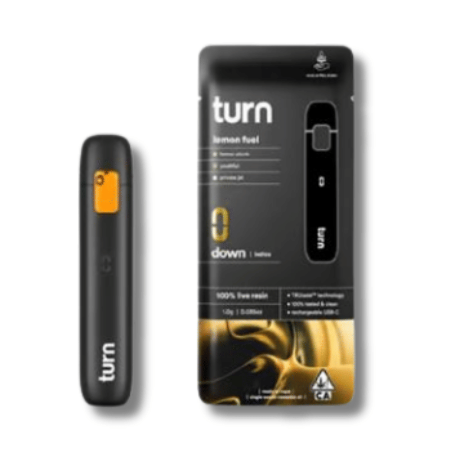 Lemon Fuel 'Turn Down' Live Resin AIO 1g - Turn -  - $38 - Vapes