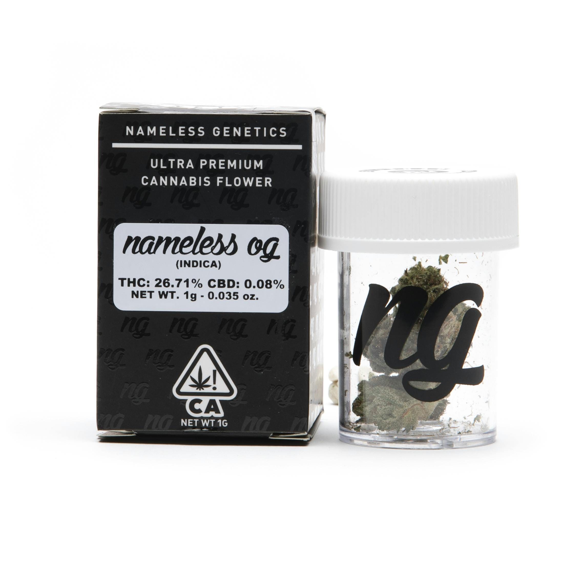 Nameless OG 19.1% - 7G Smalls - Nameless Genetics - Nameless OG (I) - $79.99 - Flower