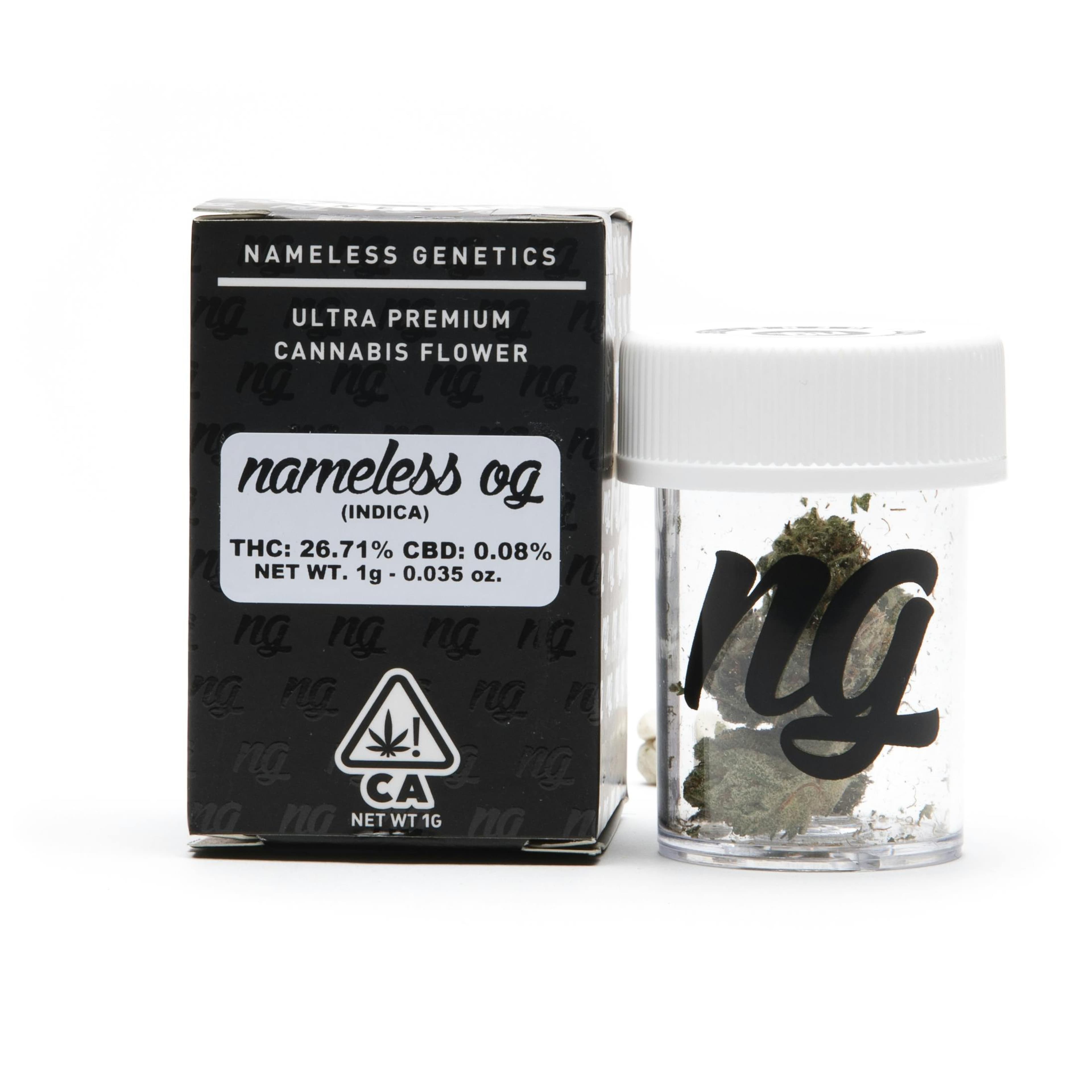 Nameless OG 19.1% - 7G Smalls - Nameless Genetics - Nameless OG (I) - $79.99 - Flower