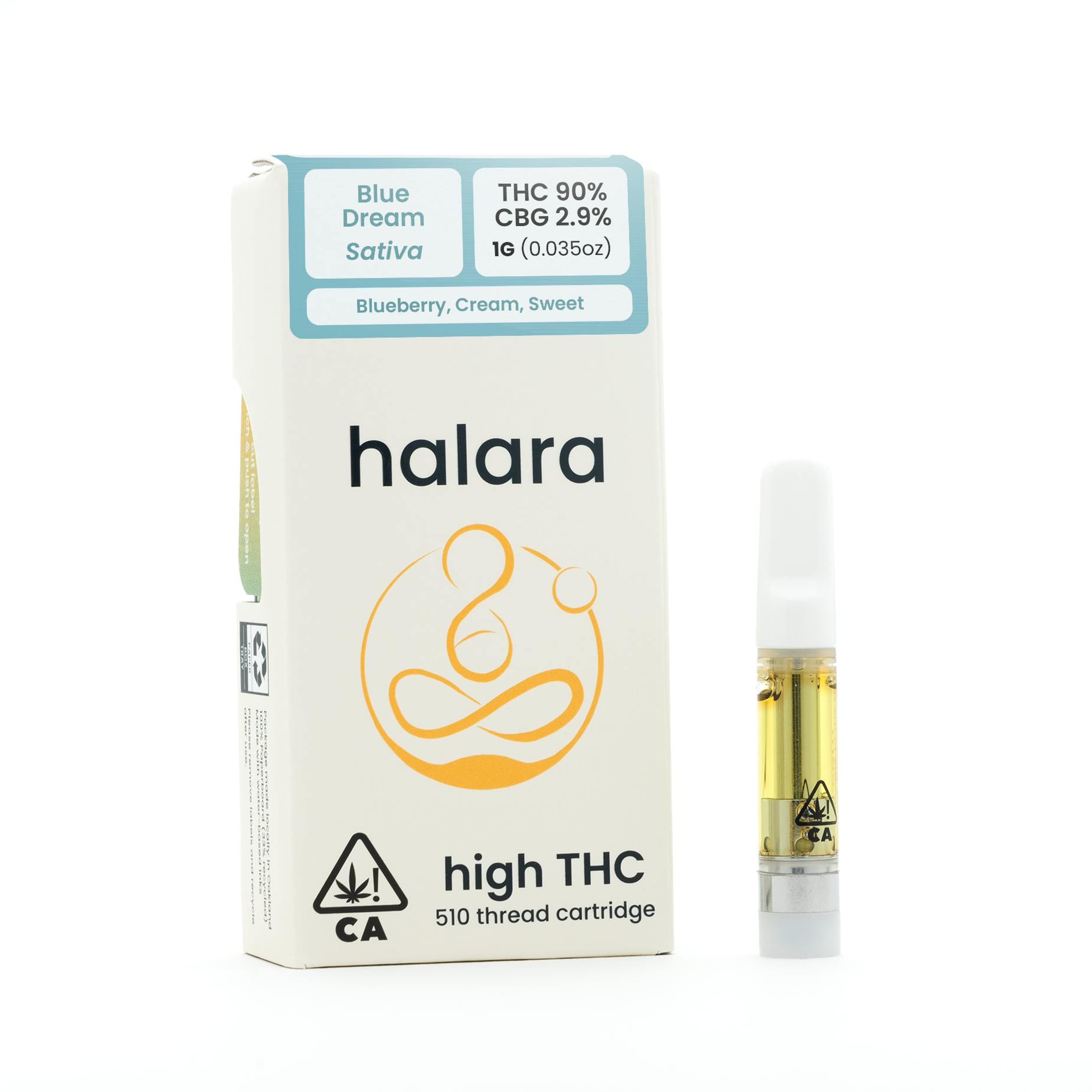 Blue Dream High THC Cartridge - Halara - Gram - $24 - Cartridges