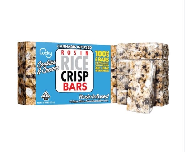$20.00 Cookies N Cream Rosin Rice Crispy 100mg - froot -  - $14.40 - Edibles