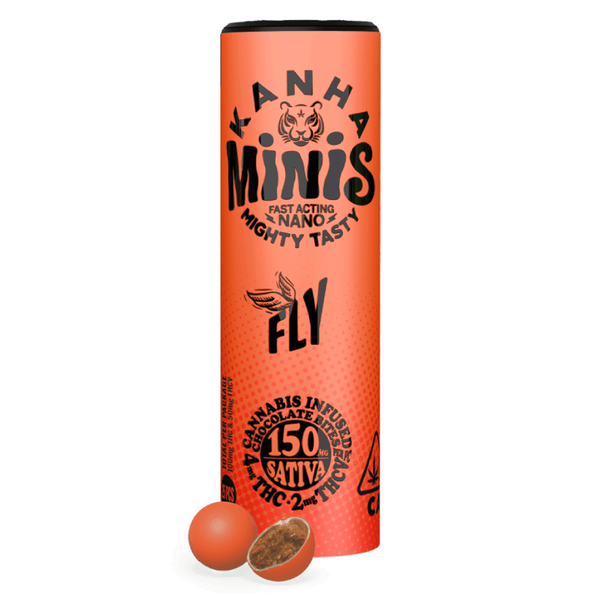 Kanha - Fly - 2:1 Minis Chocolates - 100mg THC + 50mg THCV - KANHA - Grove - $14.99 - Edibles
