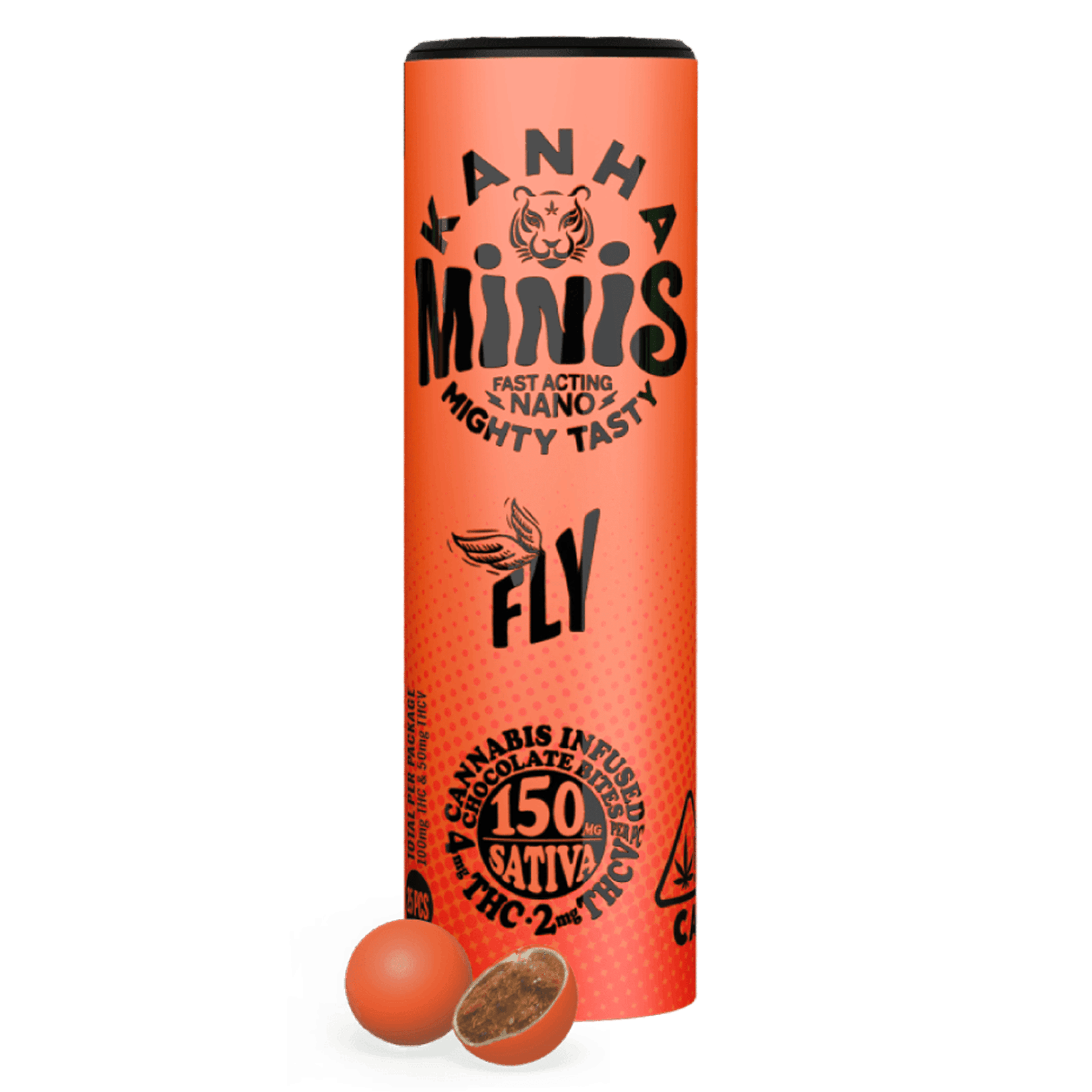 Kanha - Fly - 2:1 Minis Chocolates - 100mg THC + 50mg THCV - KANHA - Grove - $14.99 - Edibles