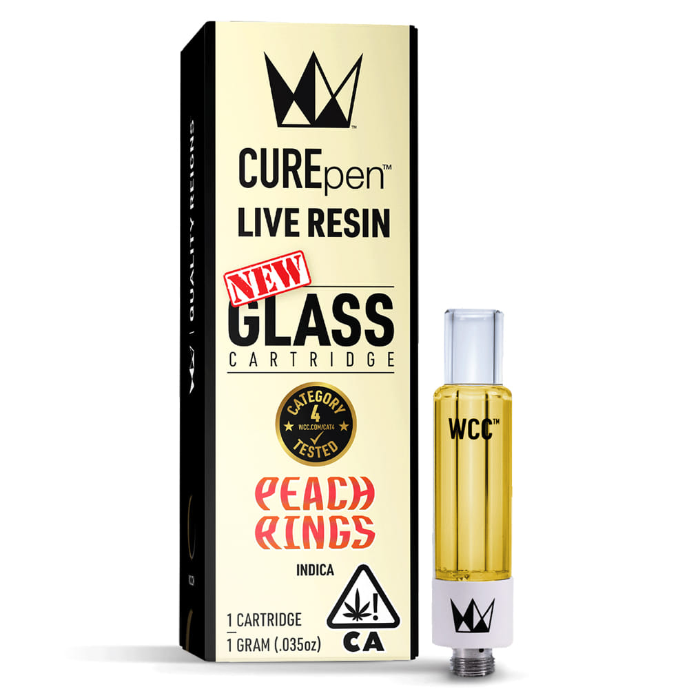 Peach Rings Live Resin - 1g Cartridge - West Coast Cure - Peach Rings - $18.80 - Cartridges