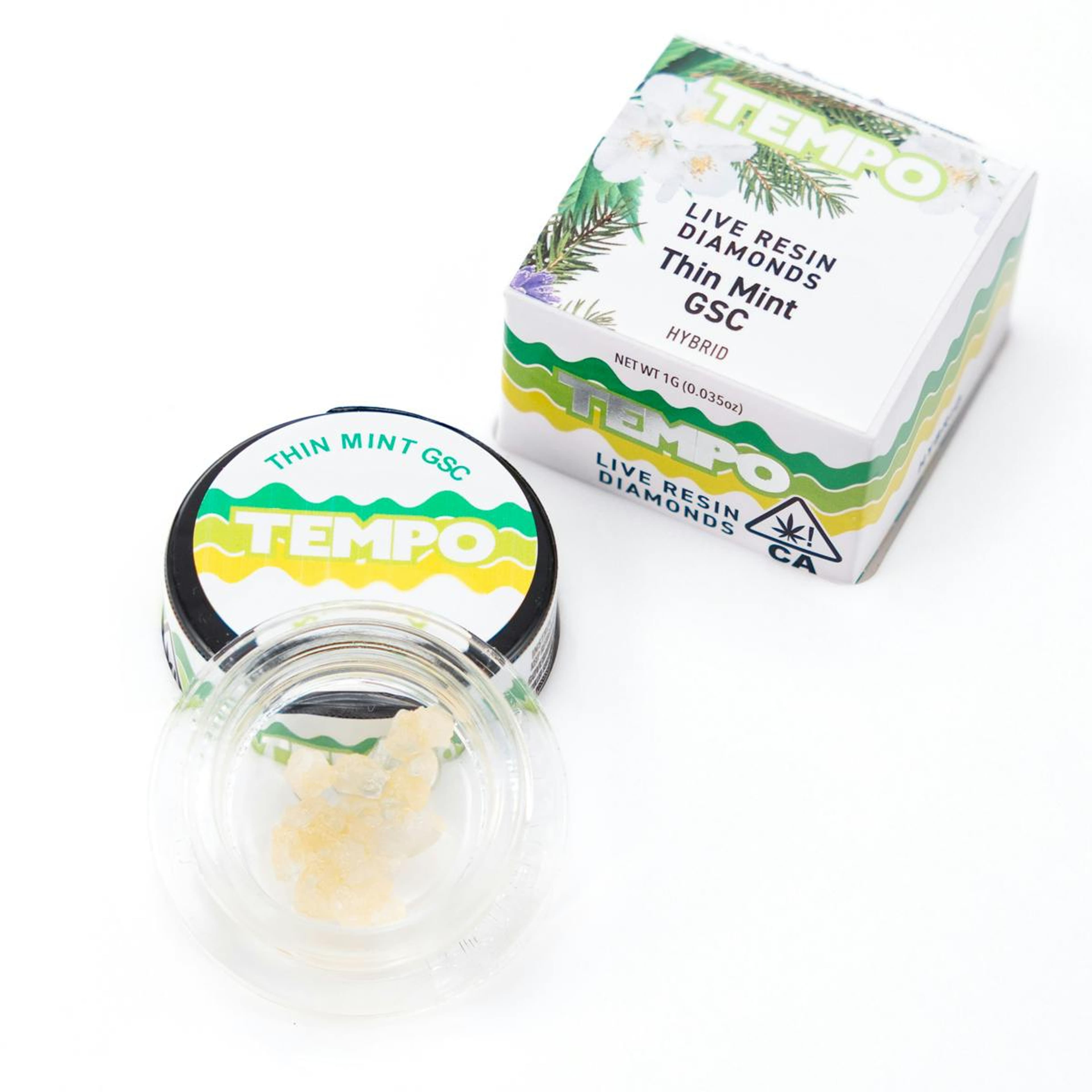 Thin Mint GSC Live Resin Diamonds (Hybrid) - Tempo - Thin Mint GSC Live Resin Diamonds (Hybrid) - $20 - Concentrates