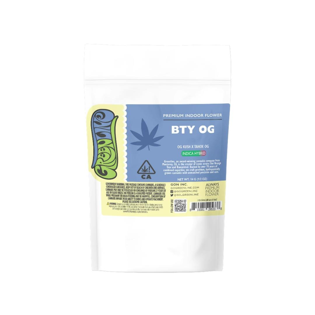 BTY OG 14G - Greenline -  - $63 - Flower