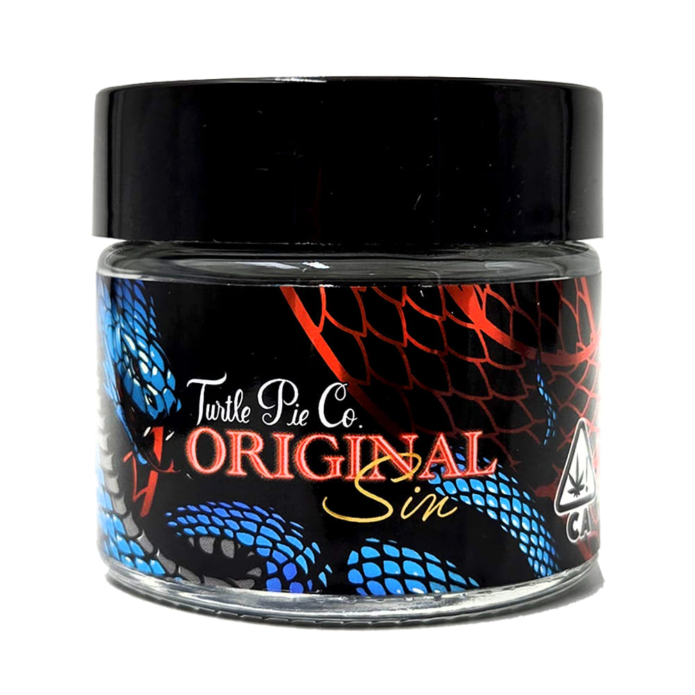 Original Sin (H) - 31.35% - 3.5g *SPECIAL PRICING* - Turtle Pie - Eighth - $55 - Exotic Eighths - Buy 8 Mix & Match get 13.5% Off PLUS $.01 Punch T1 Rosin