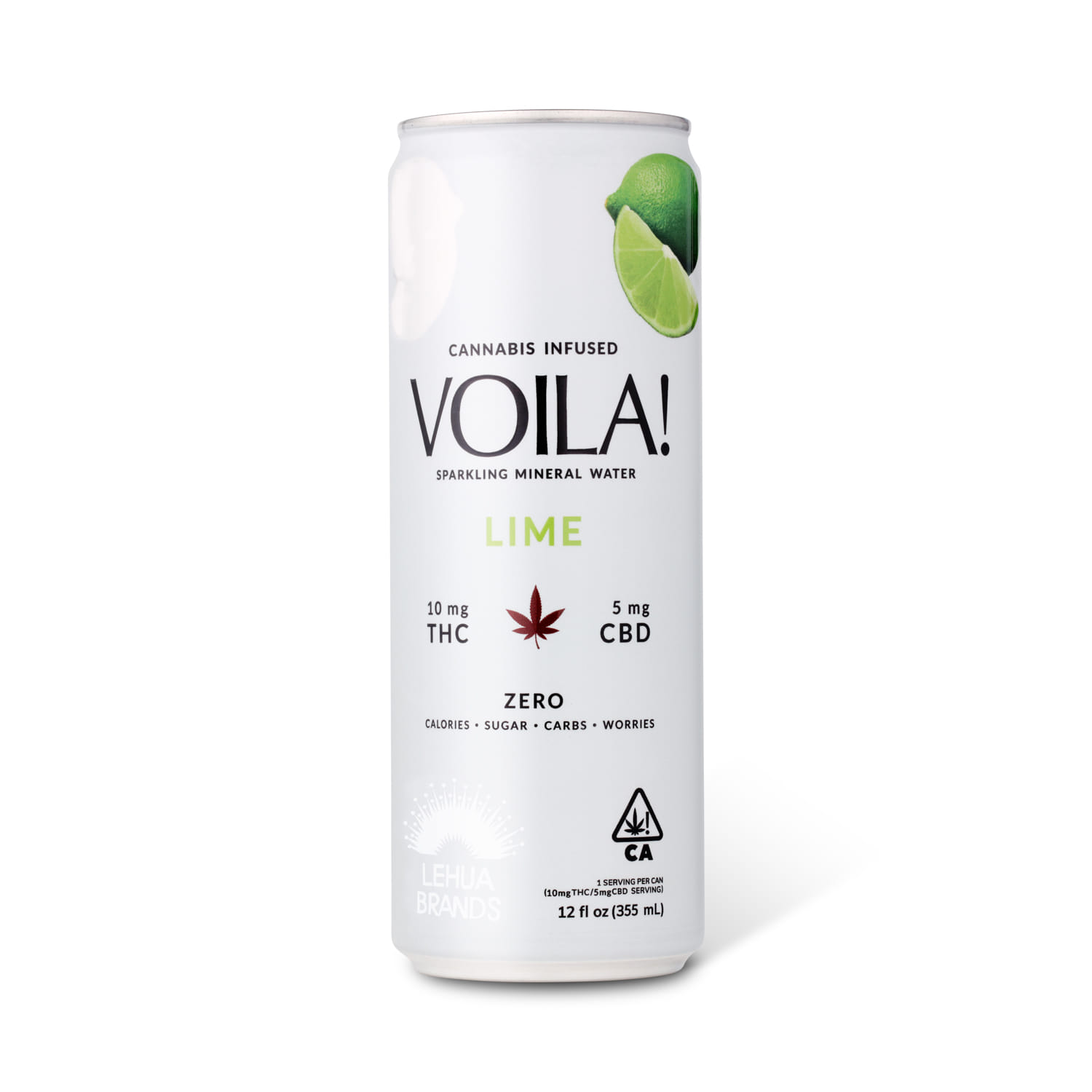 VOILA — Lime Sparkling Mineral Water