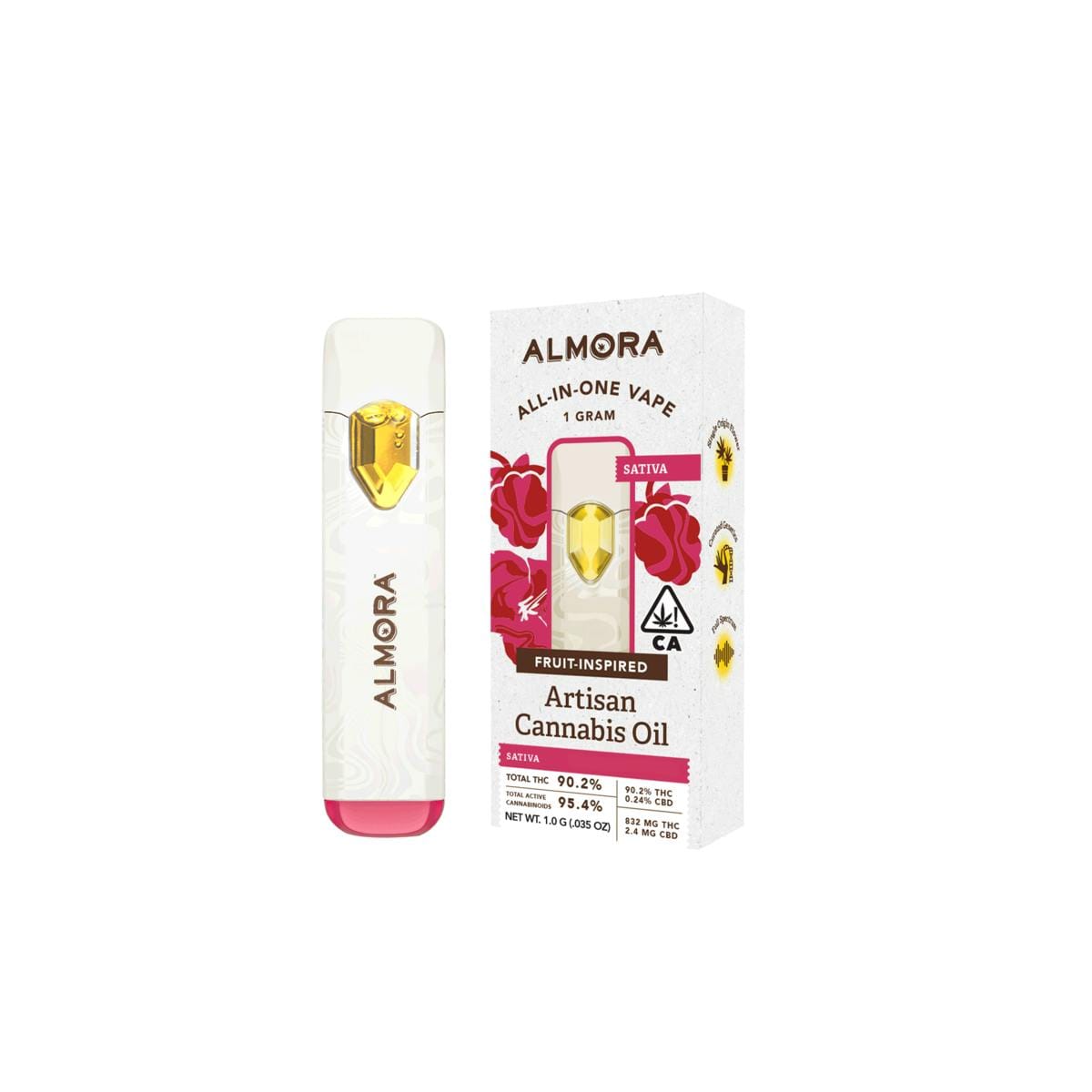 Hibiscus Sunrise Fruit-Inspired All-In-One - 1g - Almora -  - $45 - Concentrates