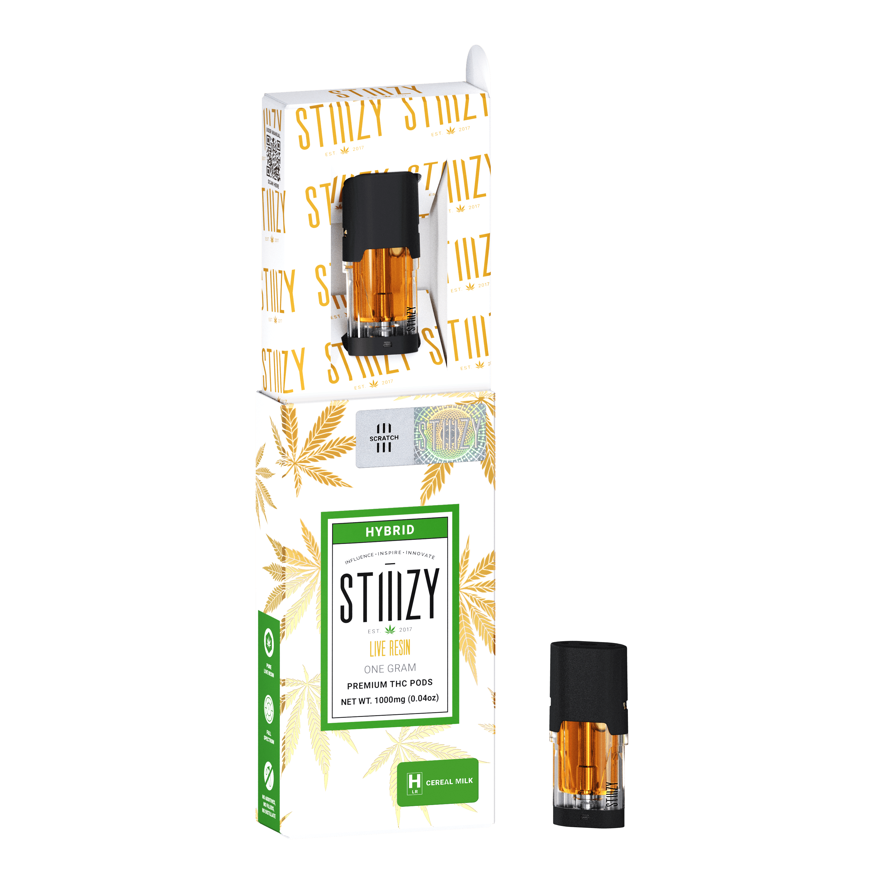 Stiiizy - CEREAL MILK 1G Live Resin Pod - Stiiizy -  - $45 - Pods