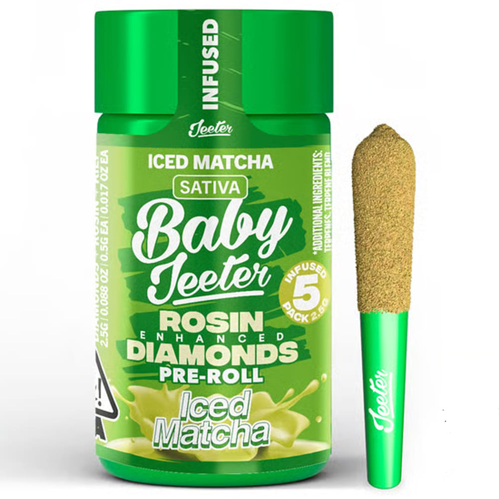 Iced Matcha - Baby Infused 5pk *SPECIAL PRICING* - Jeeter - Iced Matcha (S) - $30 - Pre-Rolls