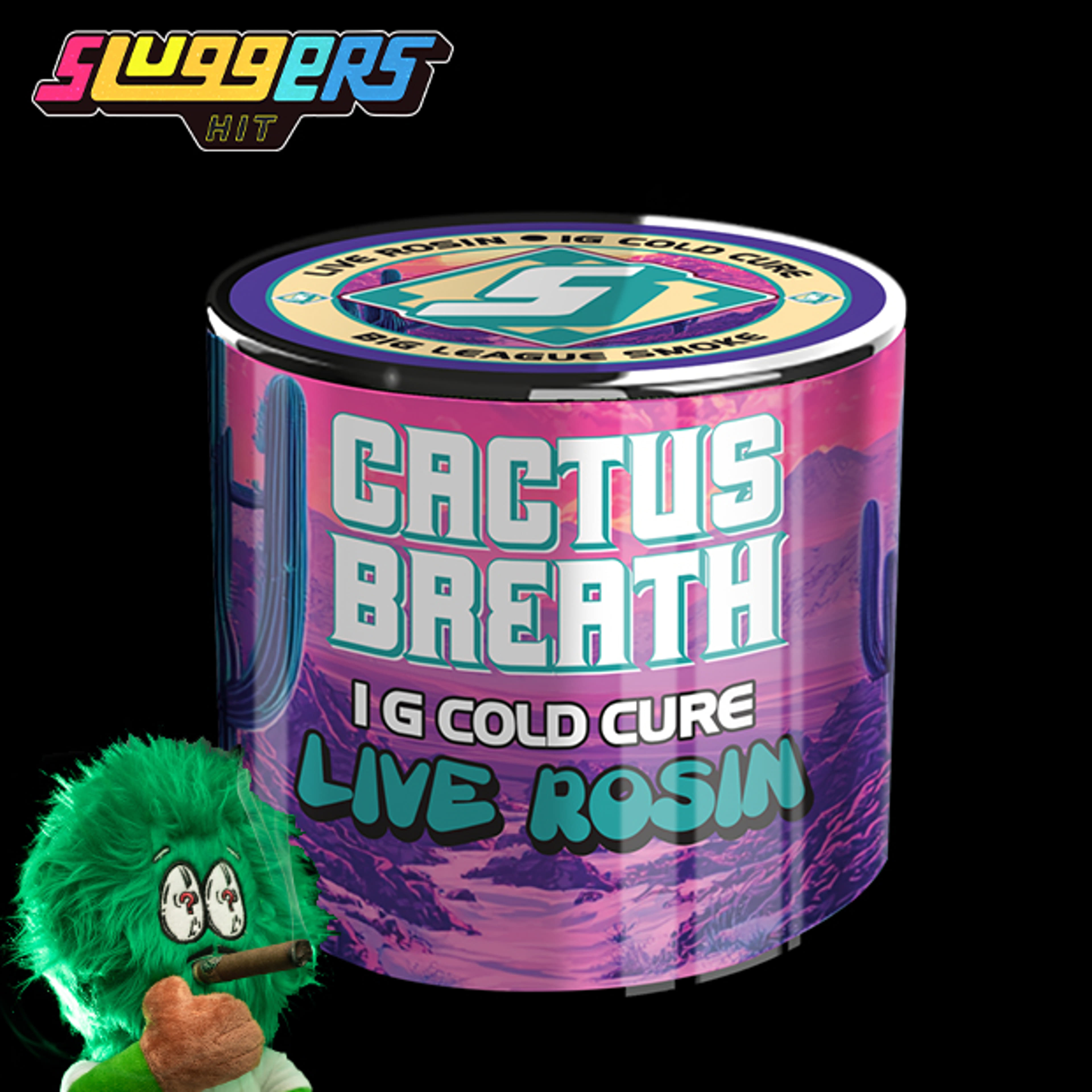 Sluggers - Cactus Breath - Cold Cure Rosin - 1g - Sluggers - Concentrate - $35.99 - Concentrates