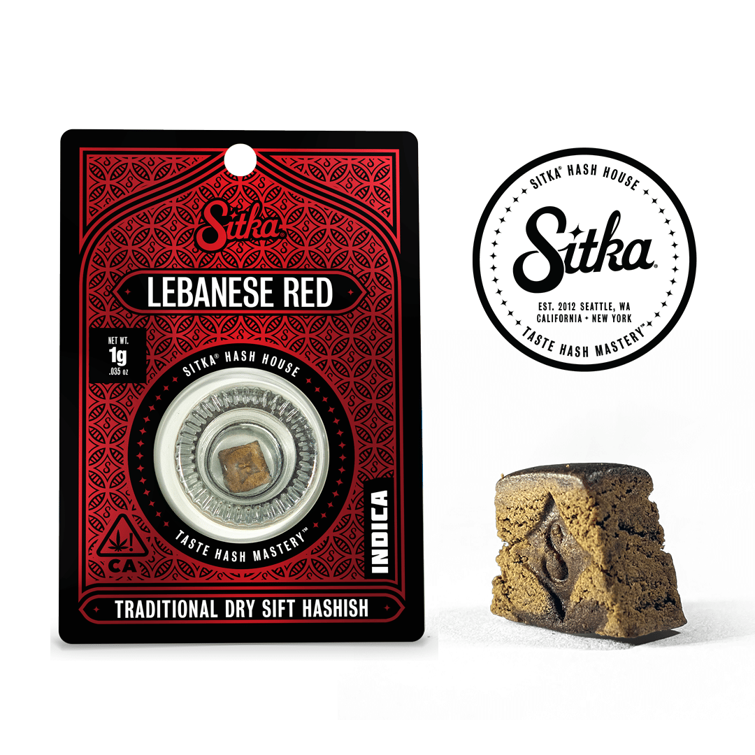 Sitka – Lebanese Red – Hash - 1g - Sitka - Lebanese Red - $29.99 - Concentrates