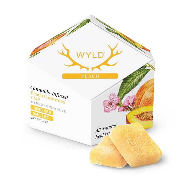 PEACH GUMMIES | 2:1 CBD:THC | WYLD