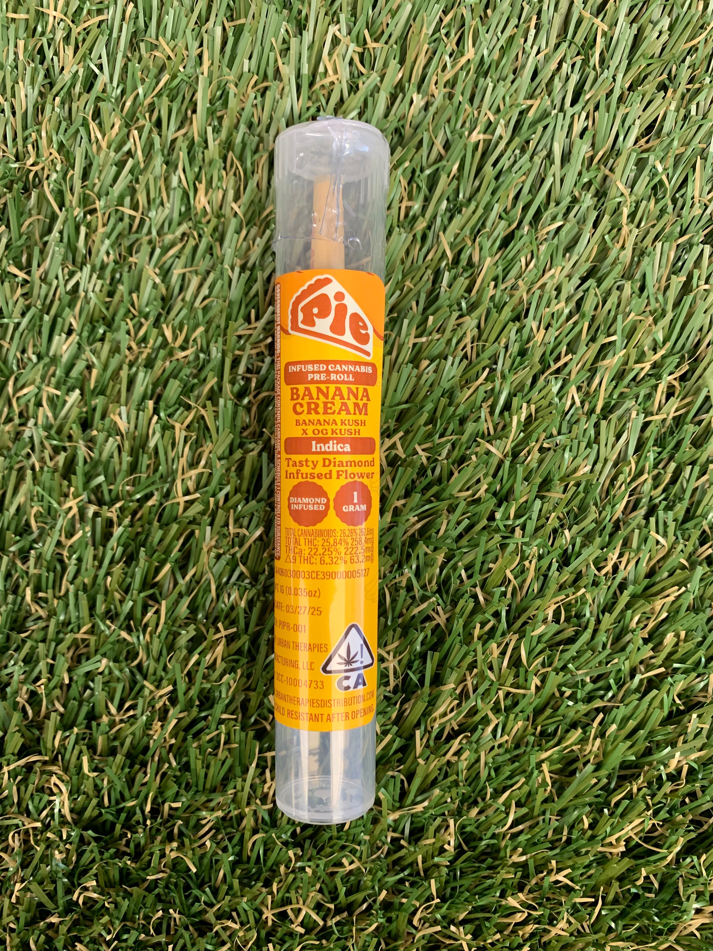 BANANA CREAM 1G INFUSED - PIE -  - $4.83 - Pre-Roll Infused