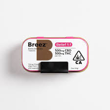 RELIEF 1:1 Extra Strength 500mg 500mg - BREEZ -  - $58.50 - Edibles