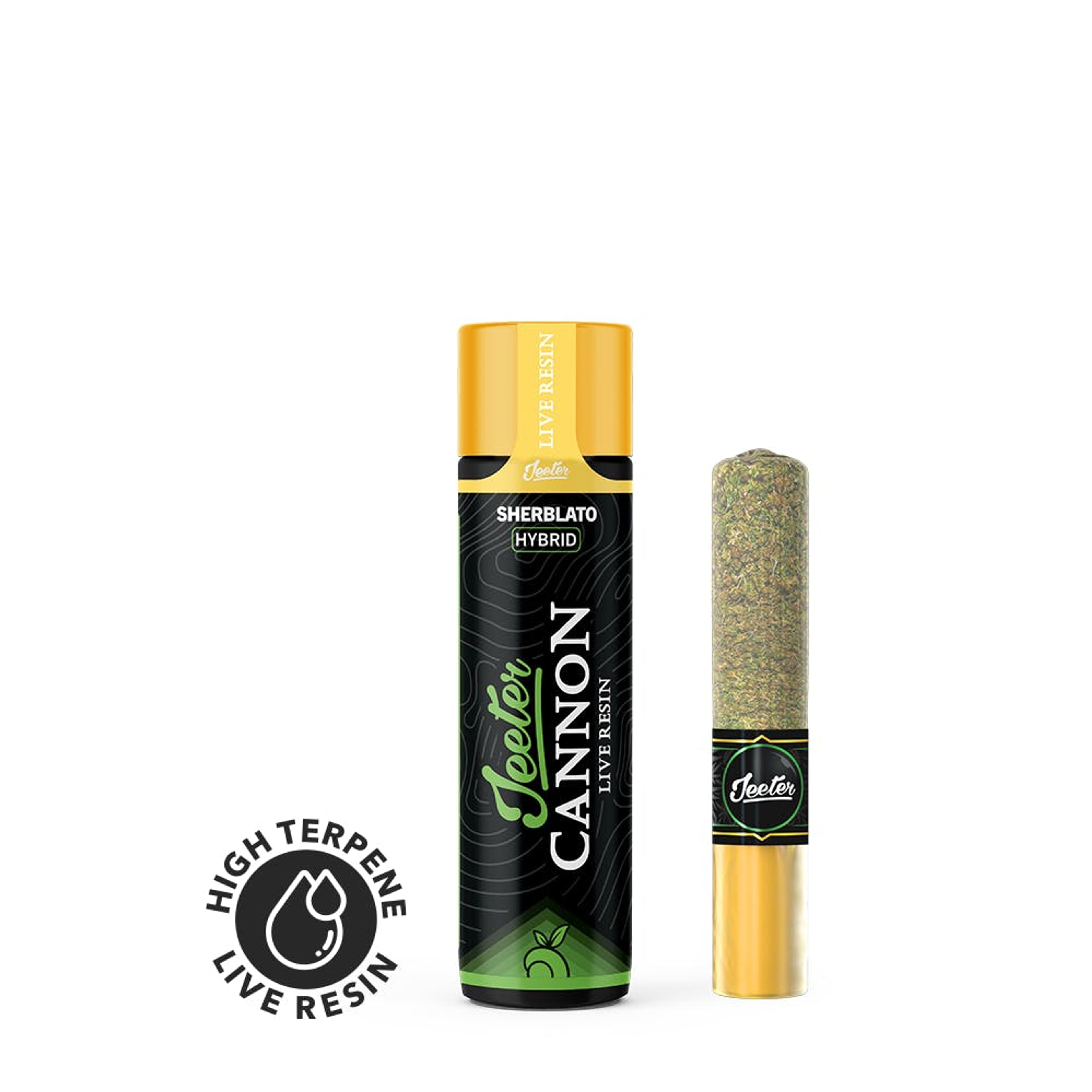 Sherblato 1.3g Live Cannon - Jeeter - - $25 - Pre-Rolls