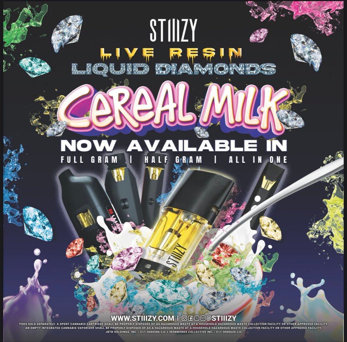 Stiiizy — Cereal Milk Lqd