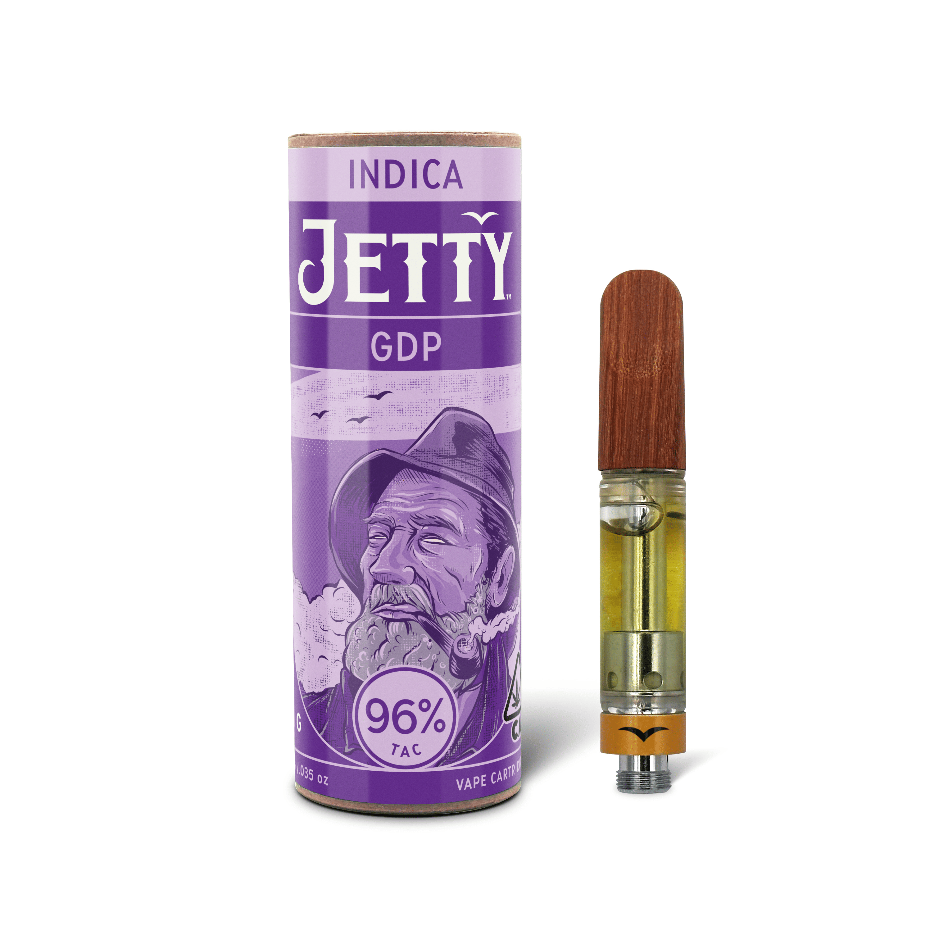 Granddaddy Purps High THC Cartridge - 1g - Jetty Extracts -  - $35 - Cartridges / Pods