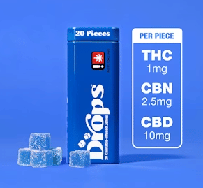 Drops CBD 20pk - Drops - Cranberry Focused Energy1:1:1:1 - $18 - Edibles