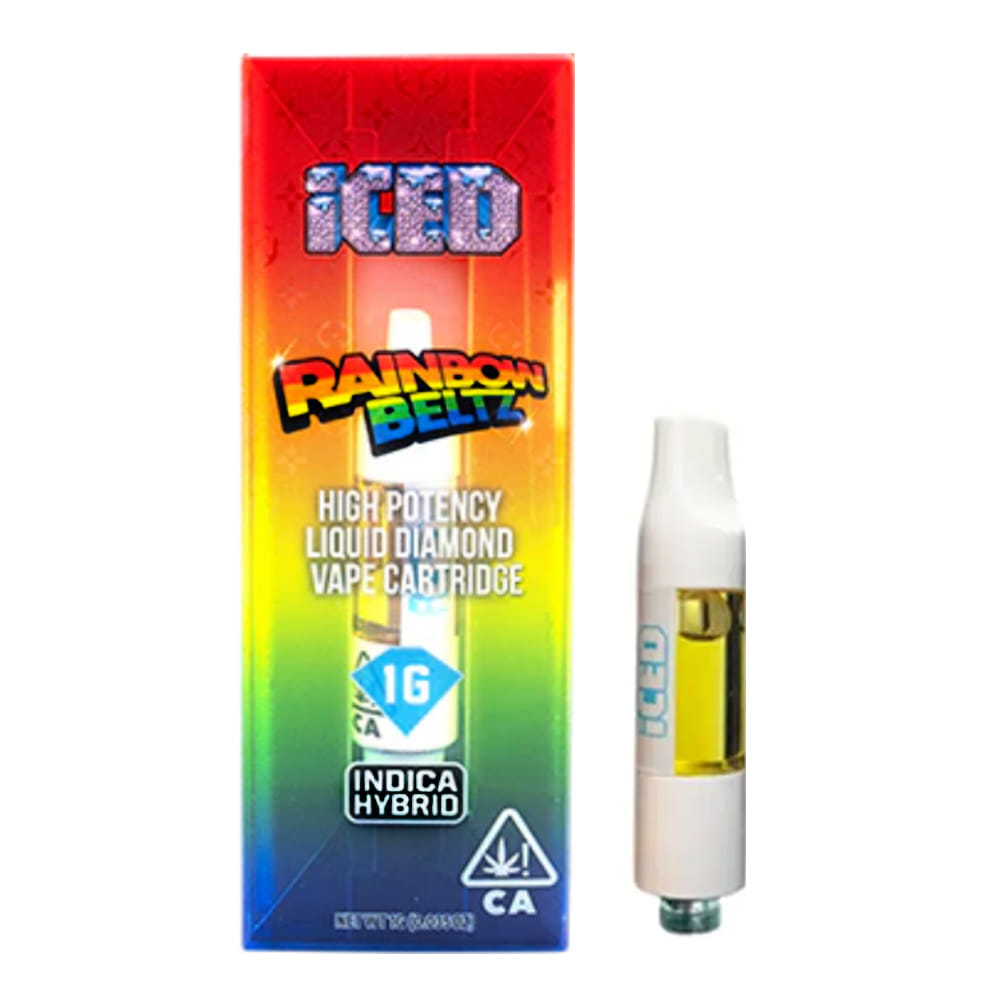 Rainbow Beltz (I/H) 1g Vape - Iced - Rainbow Beltz (I/H) - $18 - Vape Cartridge