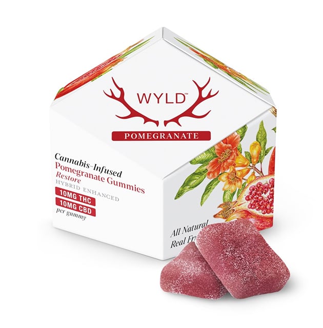 POMEGRANATE GUMMIES | 1:1 CBD:THC | WYLD