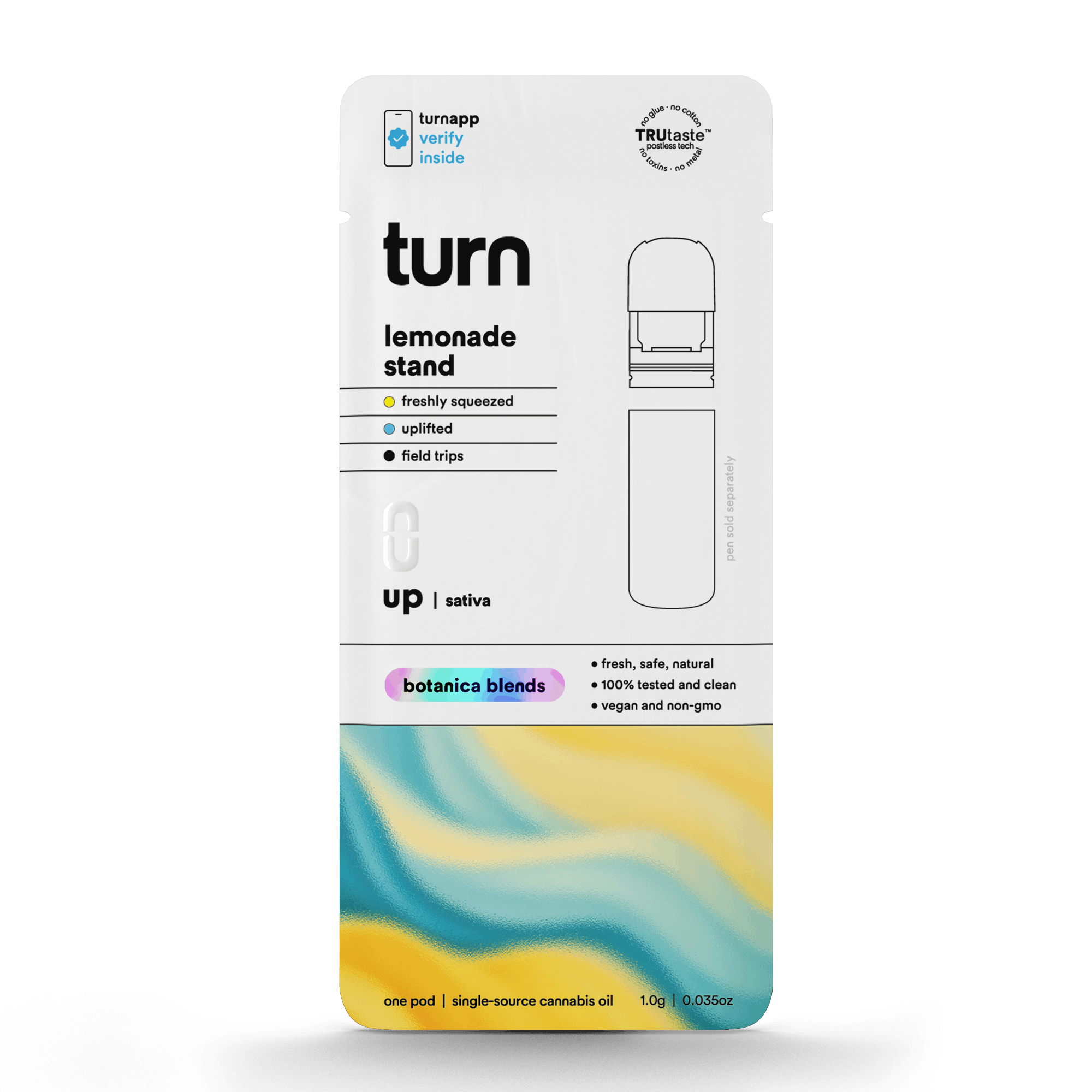 1.0g POD | lemonade stand | botanica blends | up | - Turn -  - $35 - Vape Pens