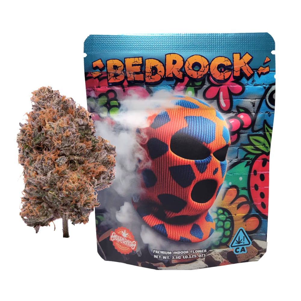 Bedrock 31.90% - 3.5G *SPECIAL PRICING* - Greendawg Cultivators - Bedrock (H) - $50 - Exotic Eighths - Buy 8 Mix & Match get 13.5% Off PLUS $.01 Punch T1 Rosin