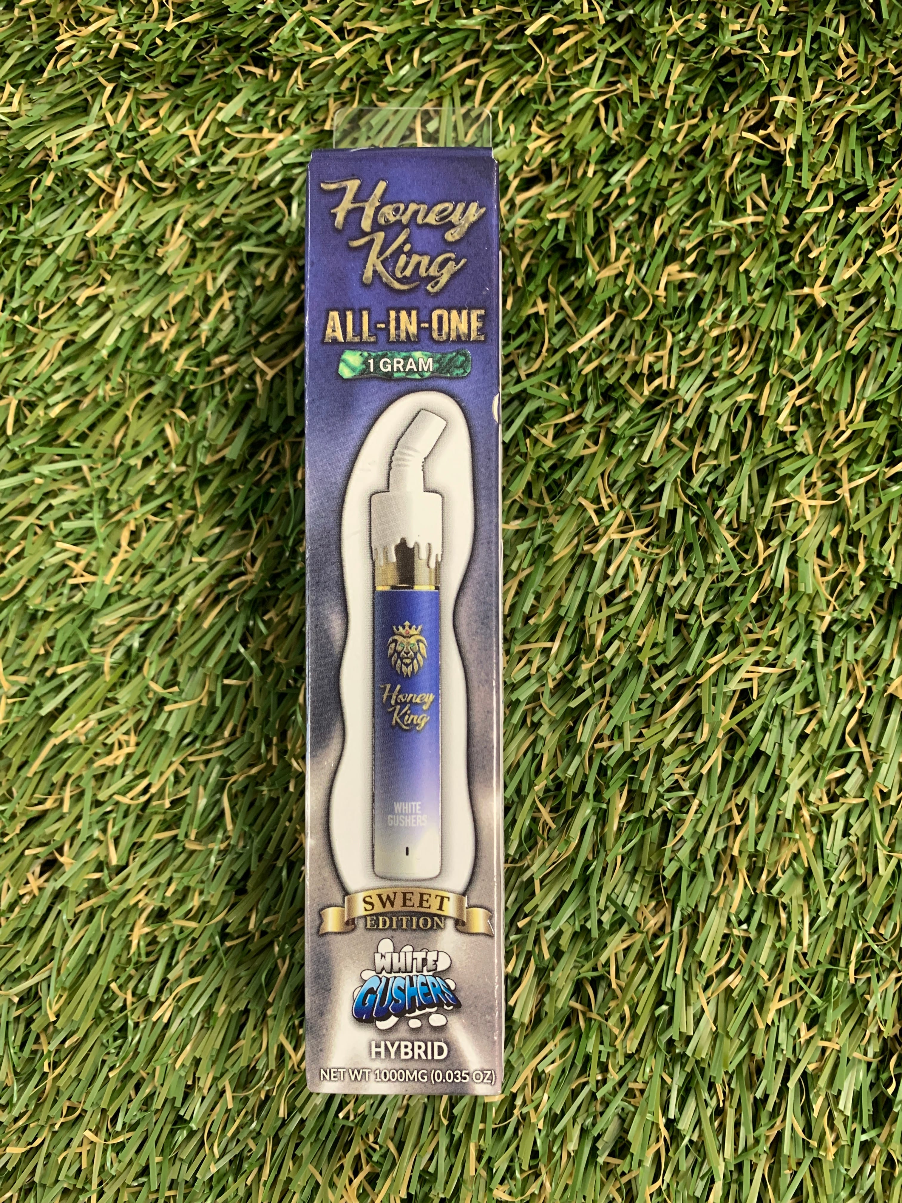 WHITE GUSHERS 1G DISP - HONEY KING -  - $18 - Vape Cartridge