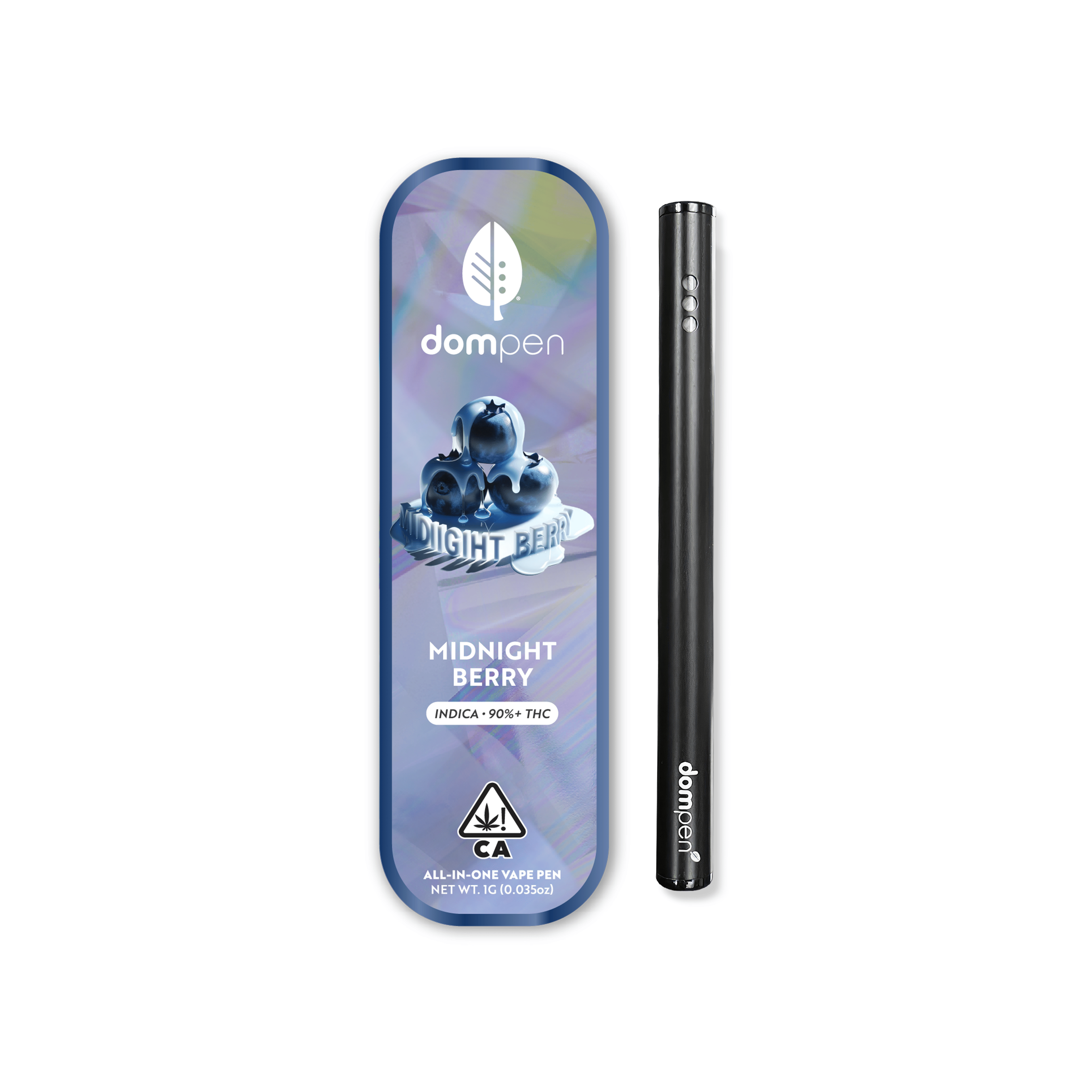 1G MIDNIGHT BERRY AIO - Dom Pen - - $35 - Vaporizer
