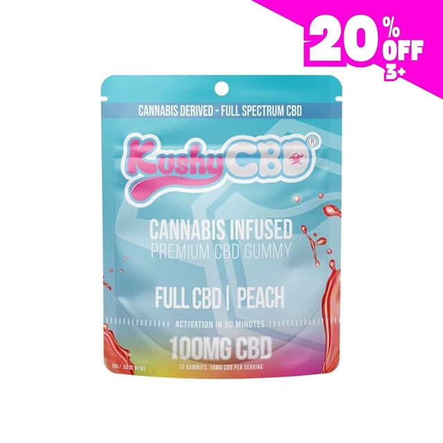 Originals Gummy 100mg - Full CBD | Peach