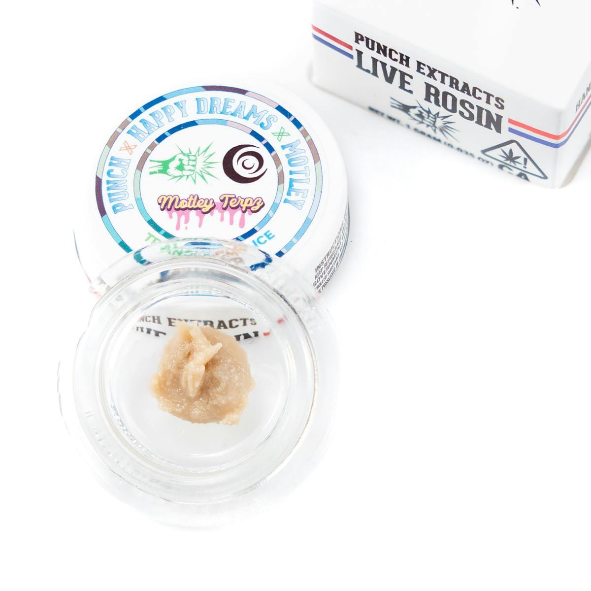 Triangle GMO Ice Tier 4 Live Rosin Cold Cure Badder (1g) - Punch Edibles & Extracts - Triangle GMO Ice Punch Live Rosin - $42 - Concentrates