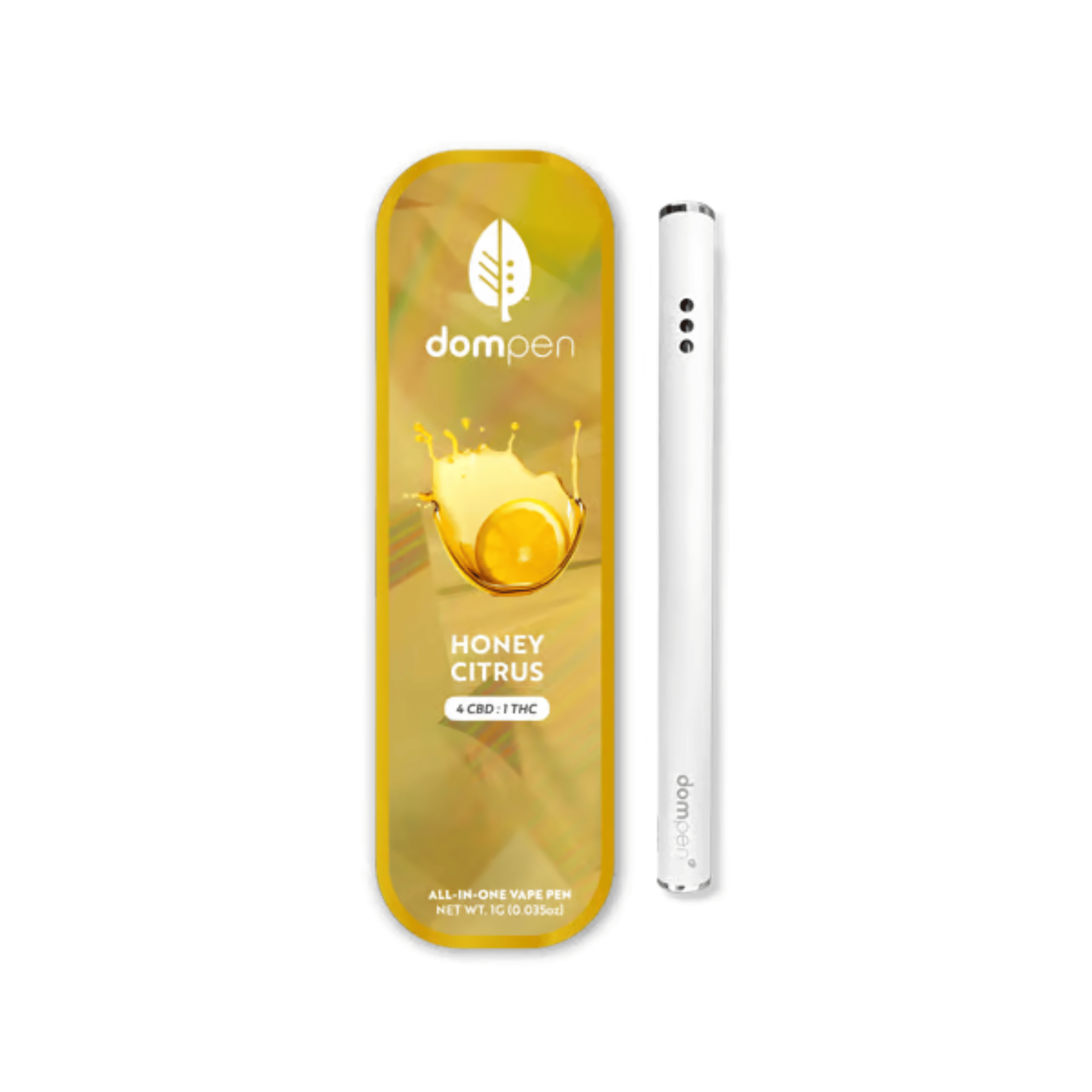 Honey Citrus 4:1 CBD:THC Disposable - 1g - Dompen -  - $38 - Disposables