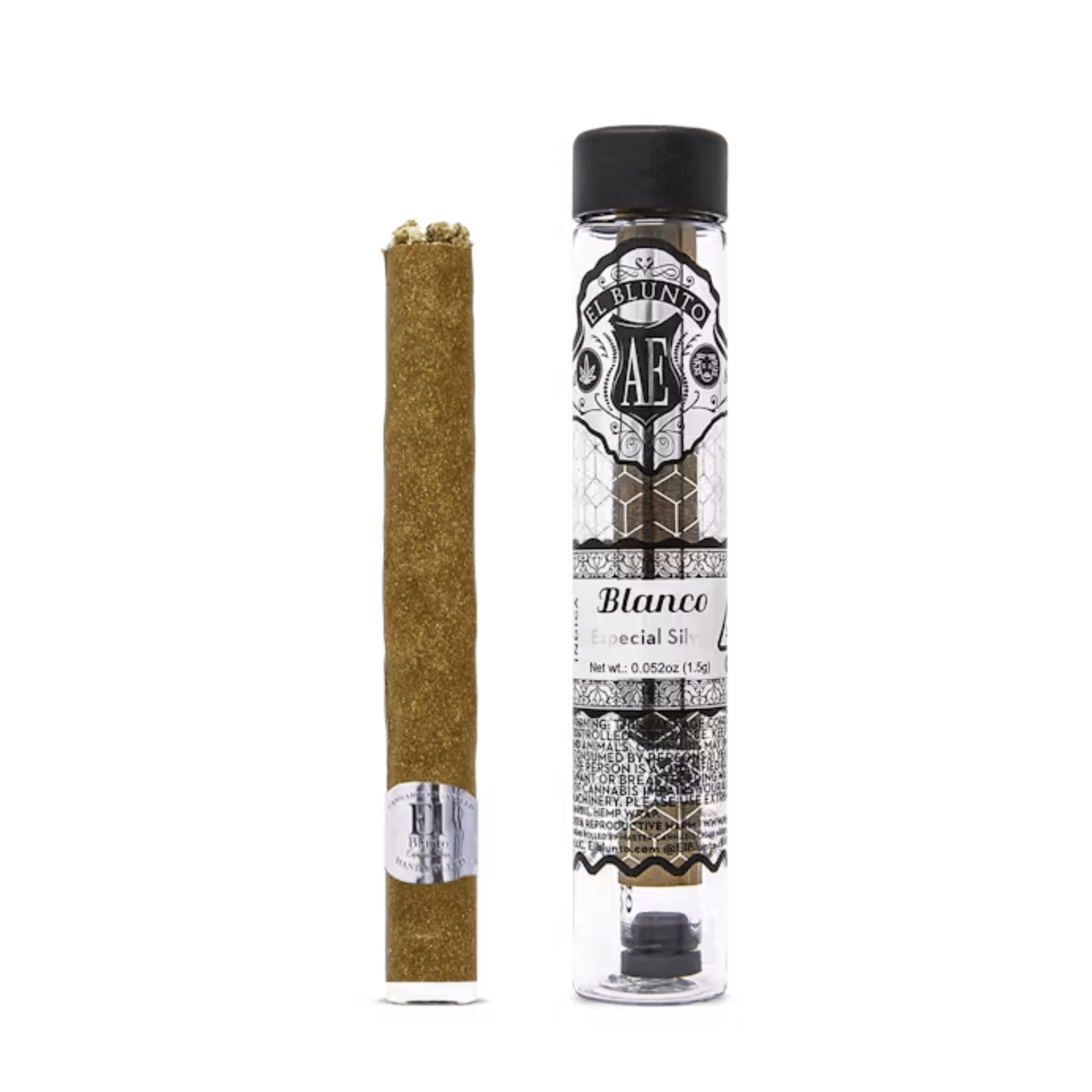 Blanco | Especial Silver Cannabis Cigar Blunt - 1.5g - El Blunto by Albert Einstone's - - $17 - Pre-Rolls