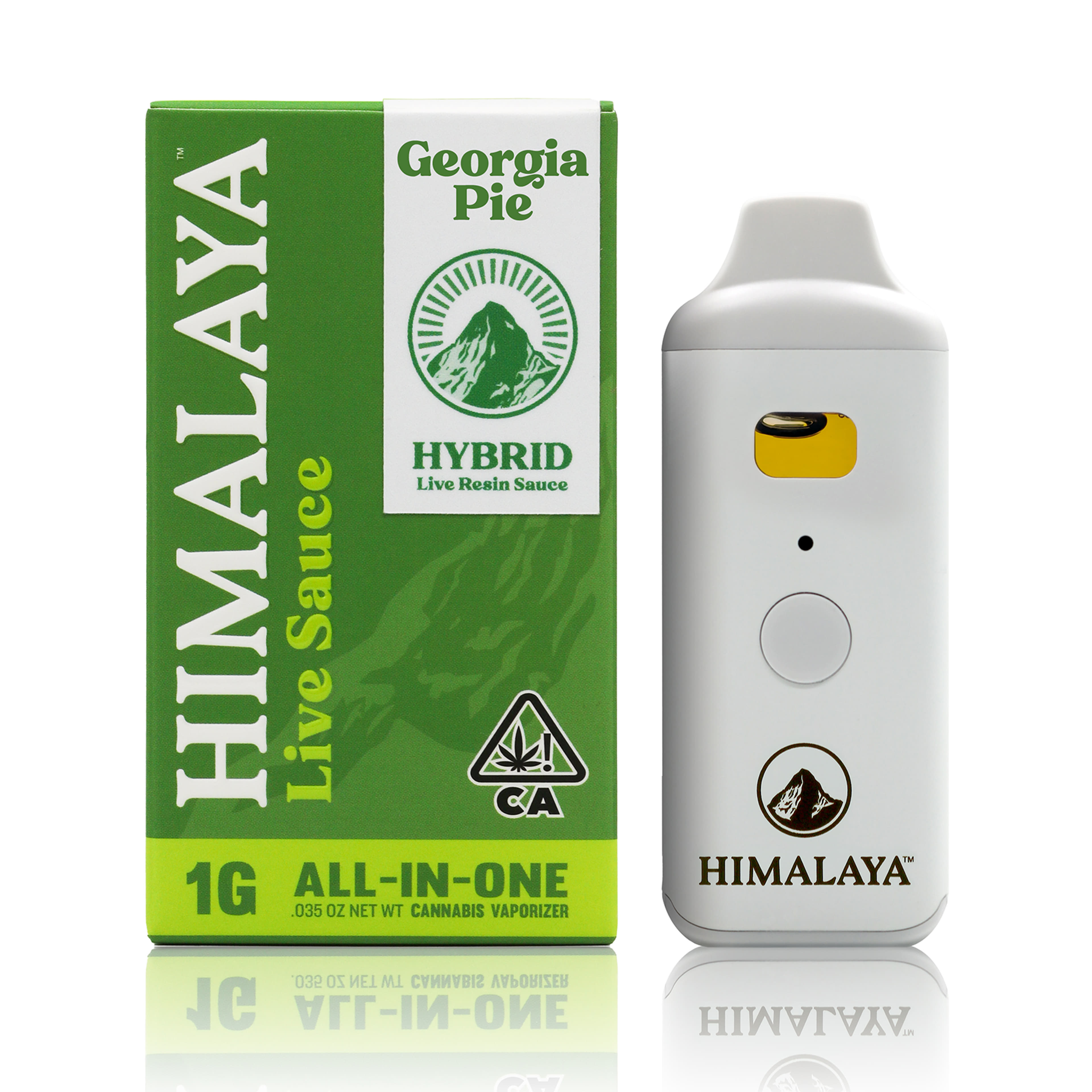 Georgia Pie Live Resin Sauce All-In-One Cartridge - Himalaya - Gram - $36 - All-in-Ones