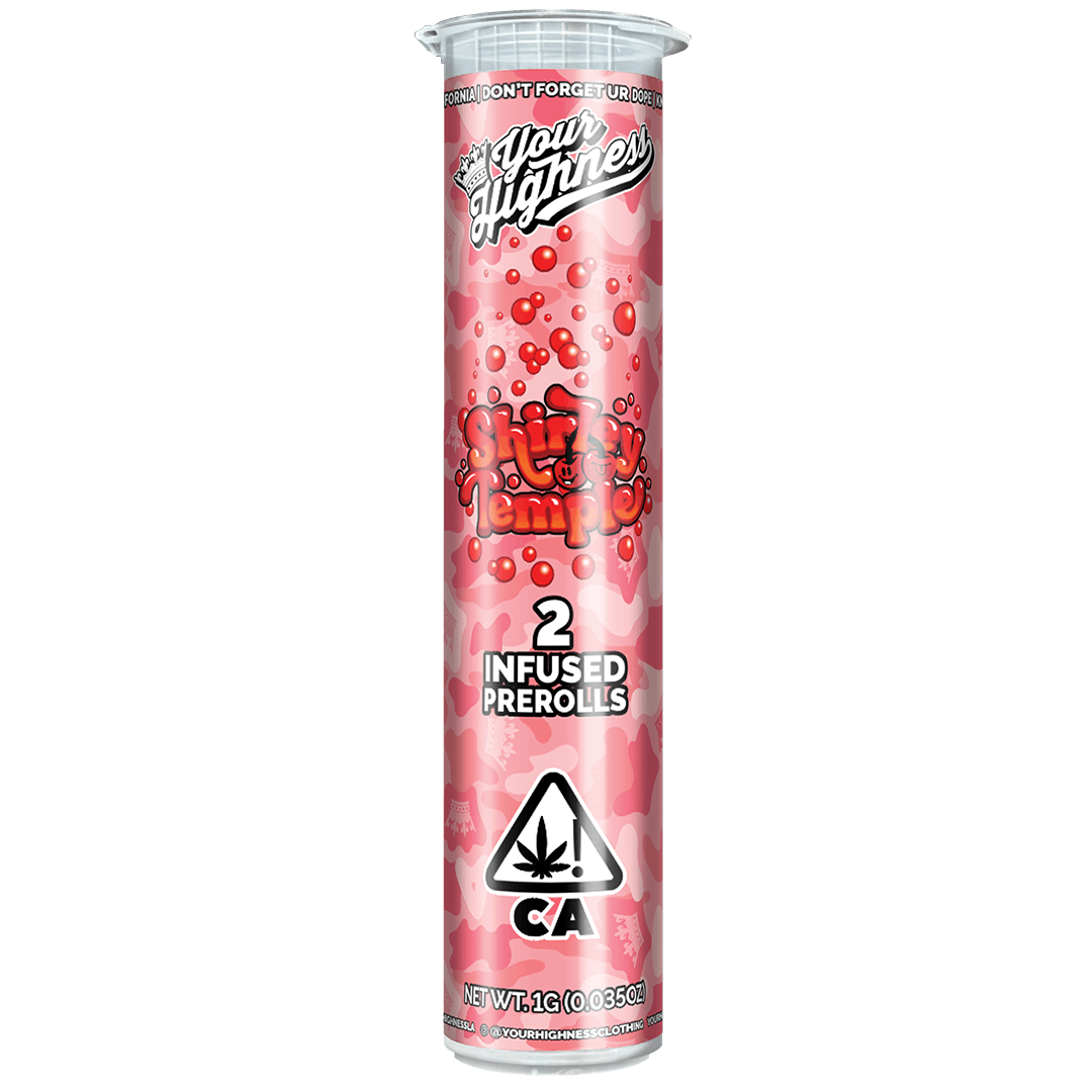 Shirley Temple – Live Hash Infused Pre-Rolls (2 Pack) - Your Highness -  - $15 - Flowers