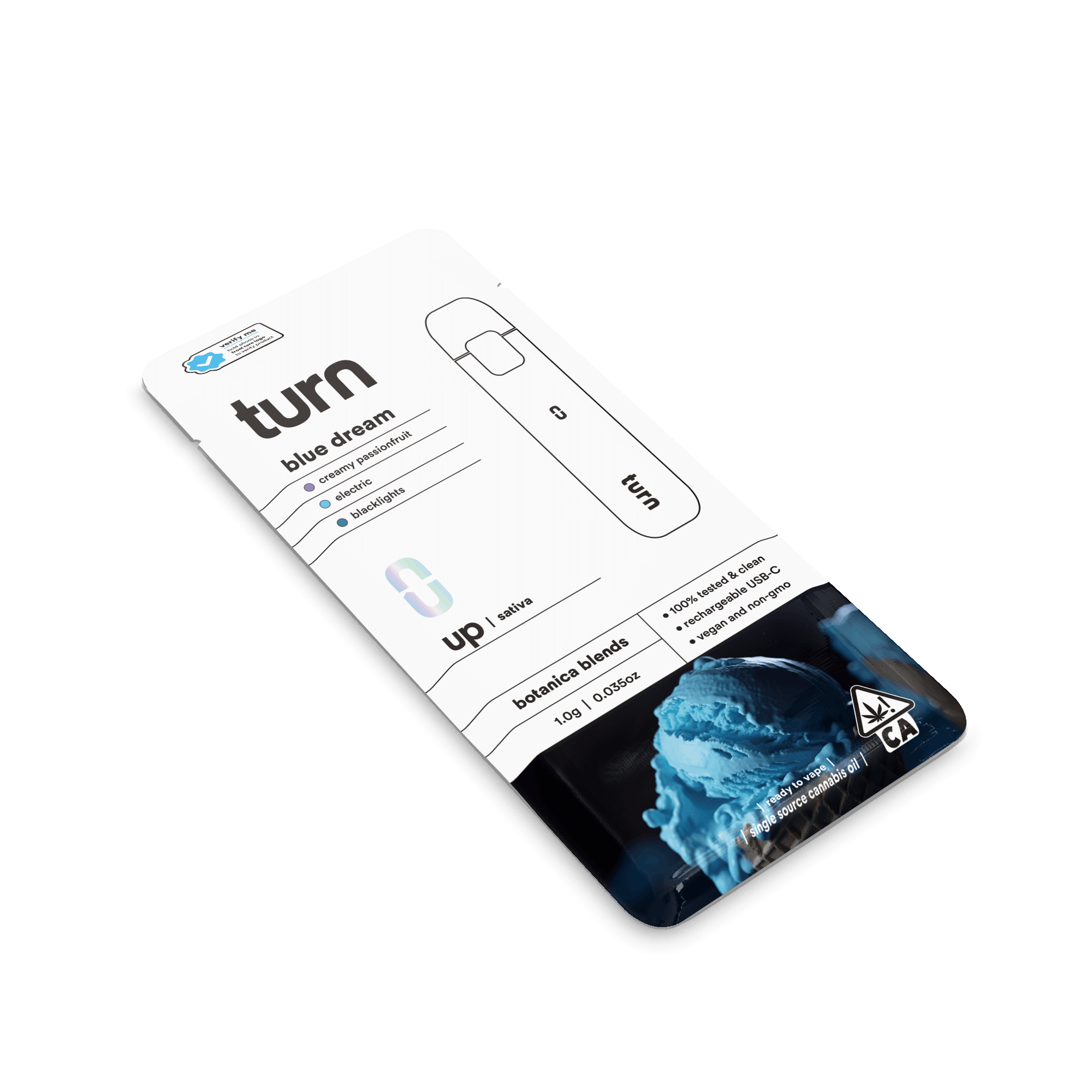 Blue Dream 'Turn Up' AIO 1g - Turn -  - $30 - Vapes