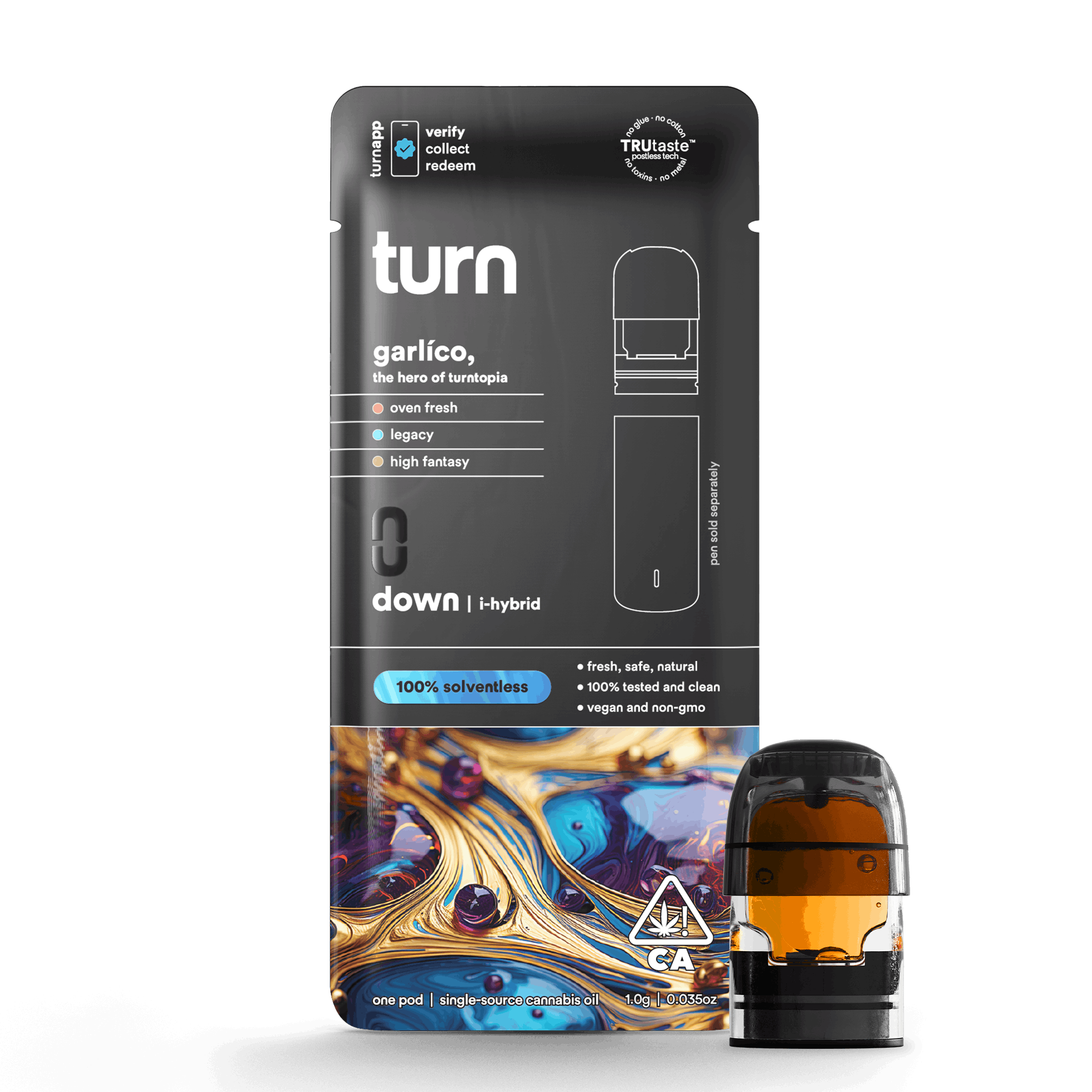 Garlico .5g Solventless Pod - turn -  - $35 - Vape Pod