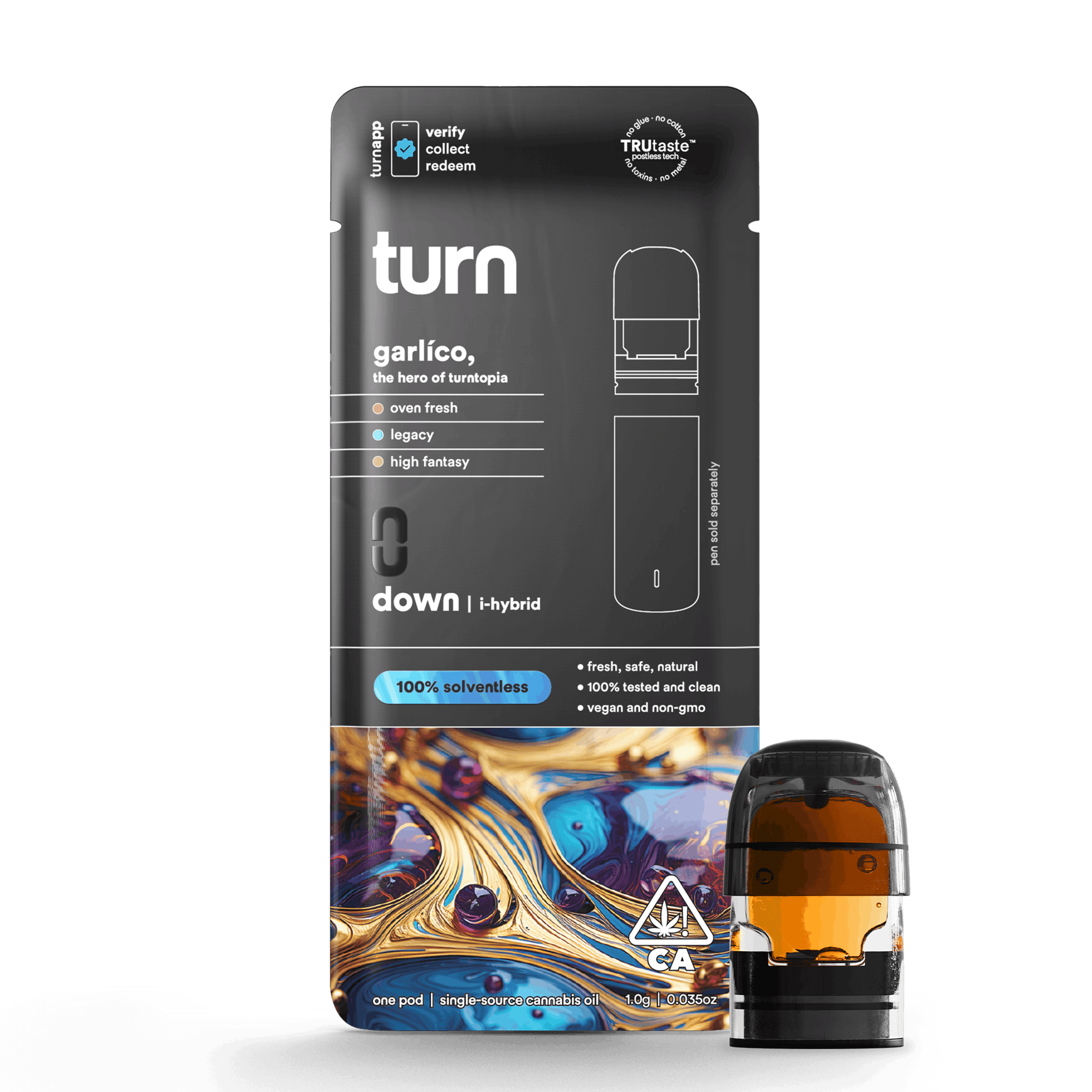 Garlico .5g Solventless Pod - turn - - $35 - Vape Pod