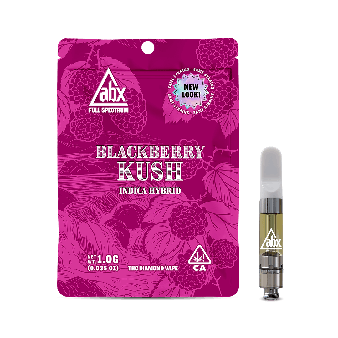 Blackberry Kush 1g Full Spectrum Cartridge - Absolute Extracts (ABX) - Full Gram In Dom - $35 - 510 Cartridges