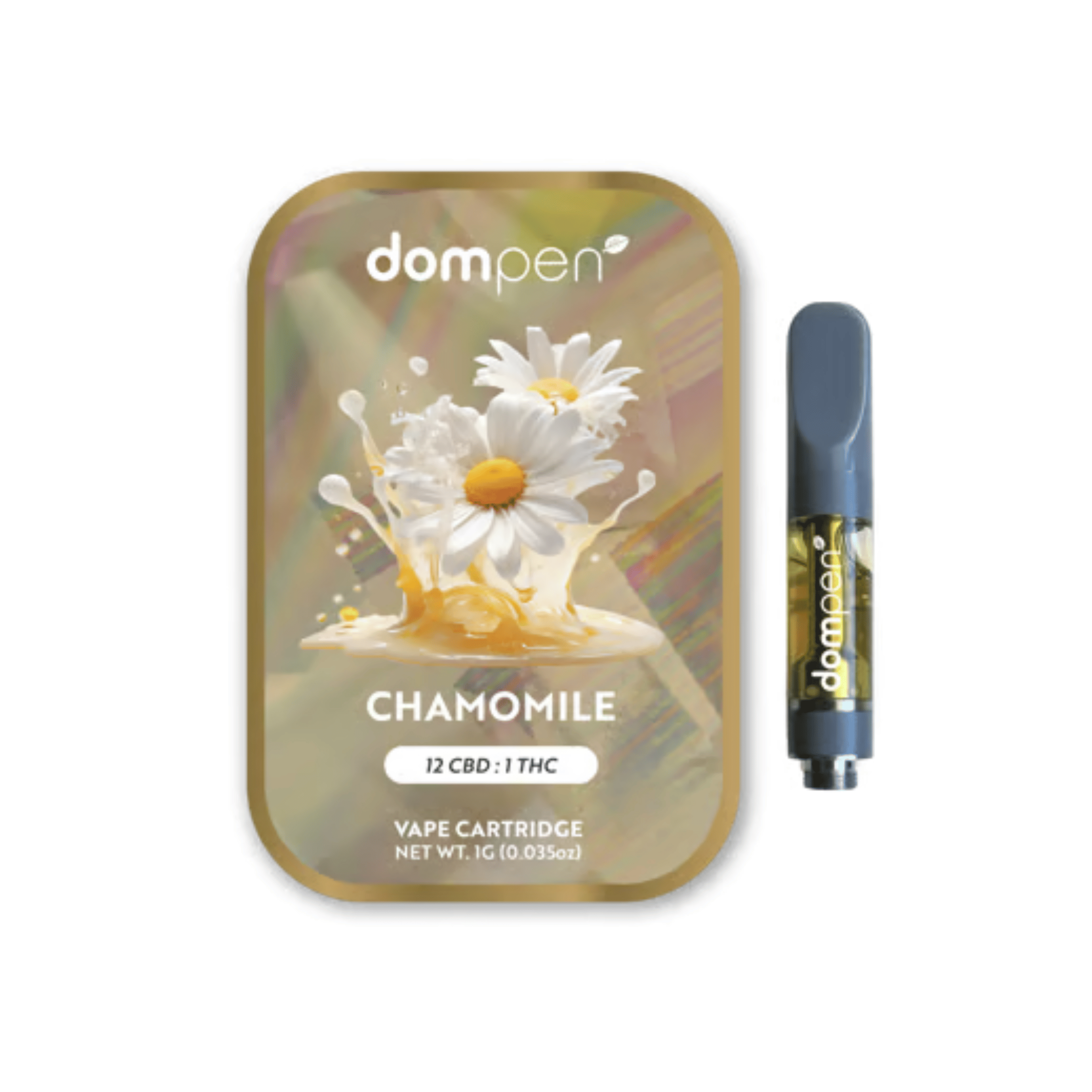 Domcart | Chamomile CBD:THC (12:1) - 1g - Dompen -  - $25 - Cartridges / Pods