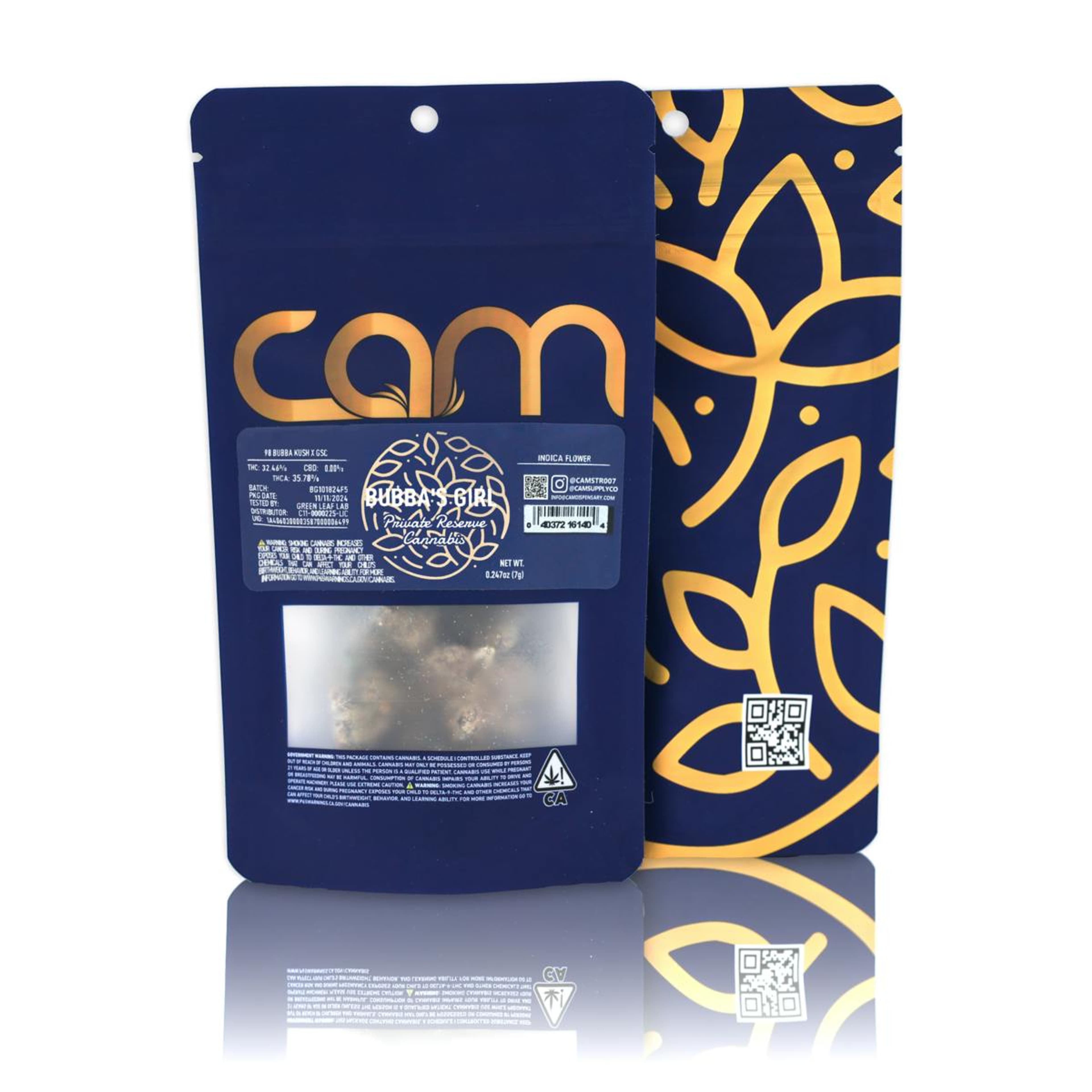 Bubba's Girl 7g - CAM - - $93.75 - Flowers