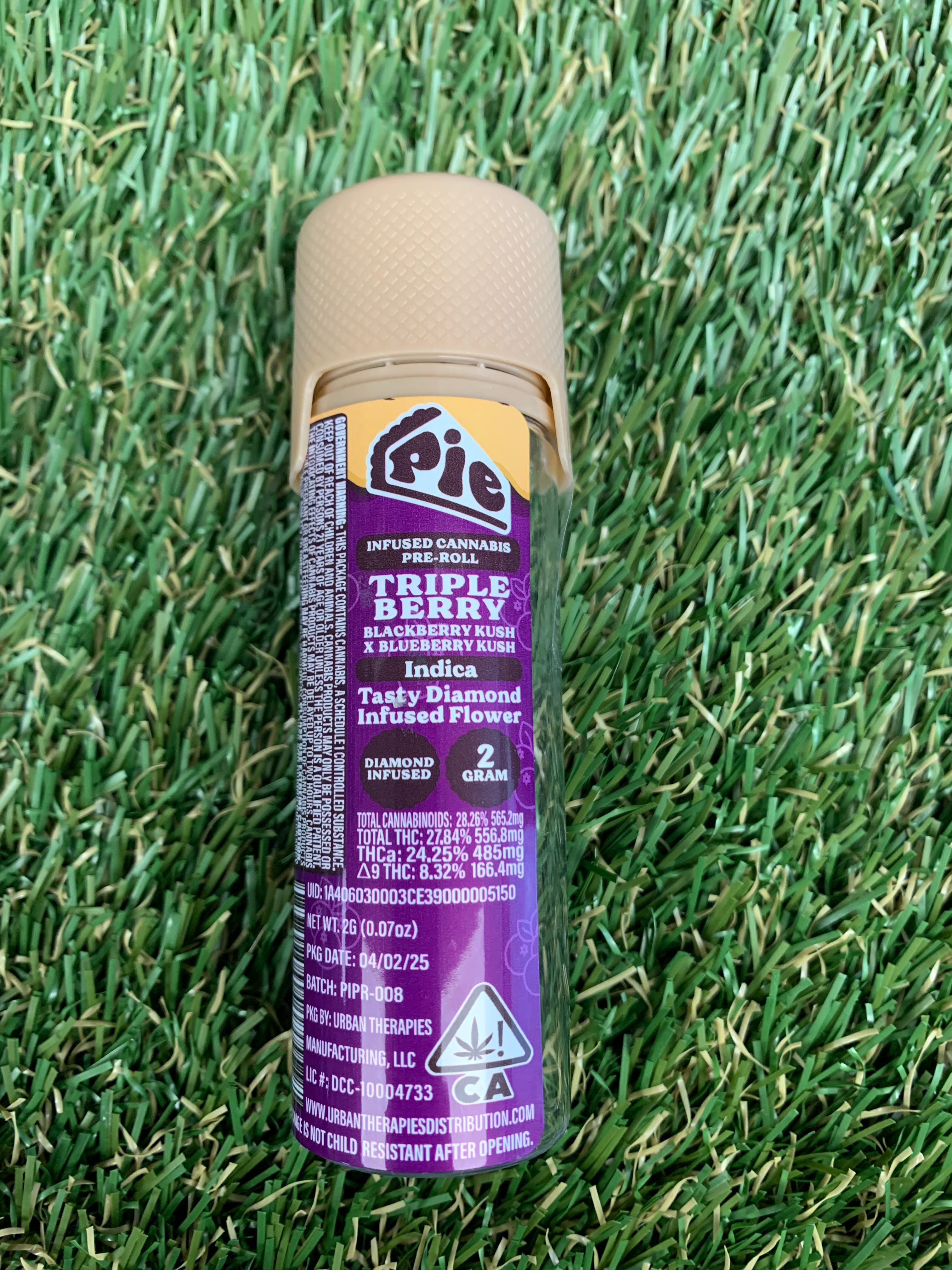 TRIPLE BERRY 1G 2PK INFUSED - PIE -  - $9.67 - Pre-Roll Infused