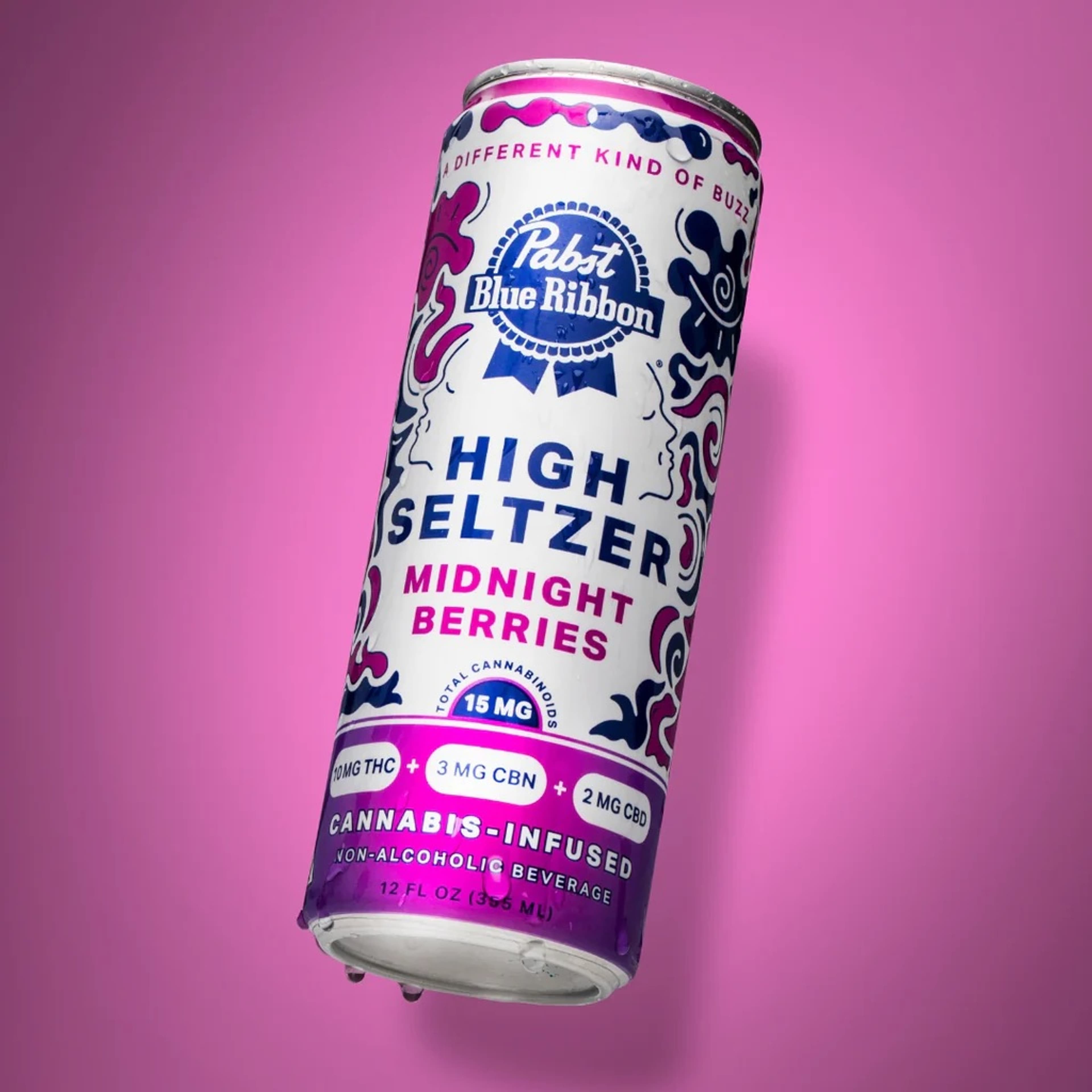 Midnight Berries | High Seltzer - Pabst (PBR) - - $6 - Edibles