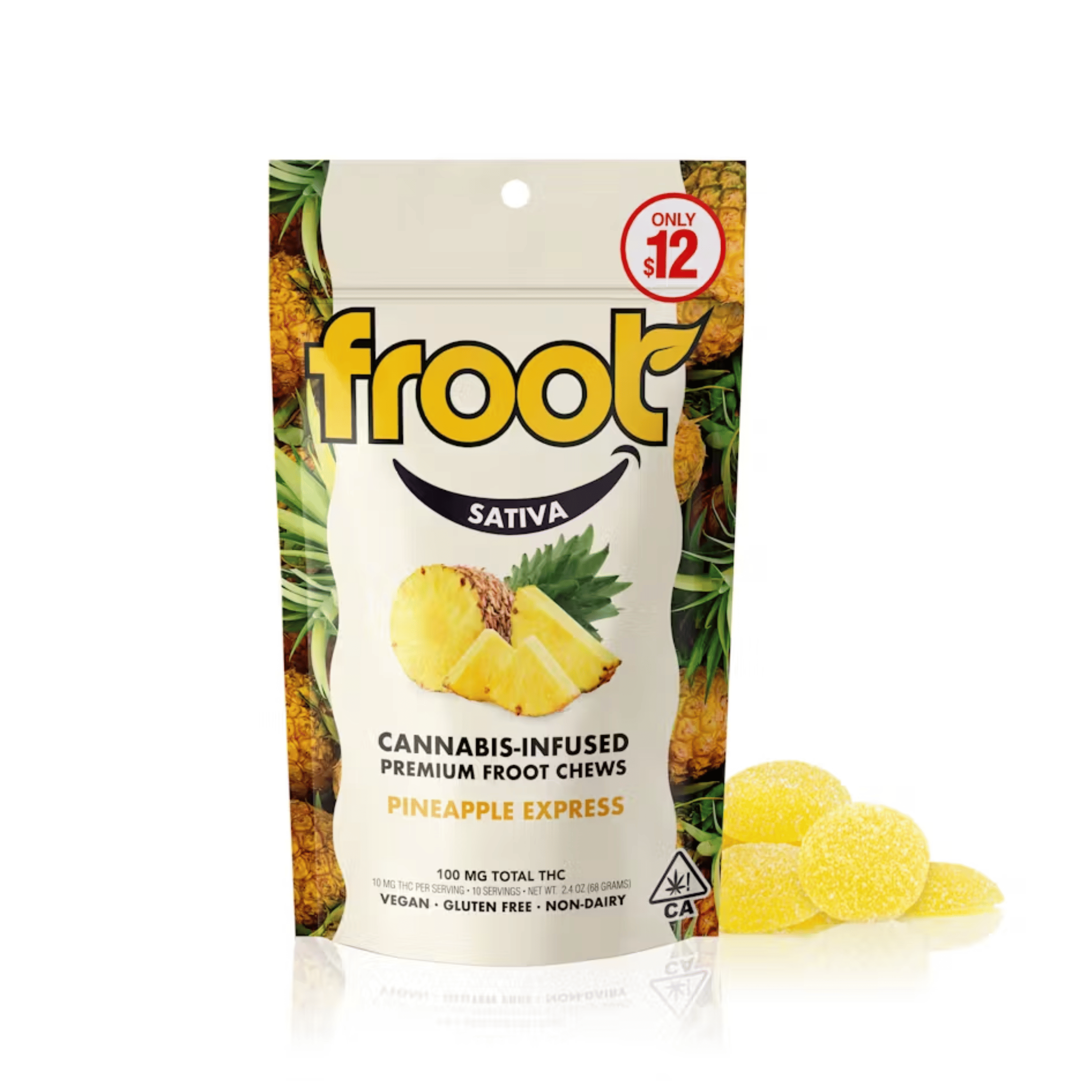 Pineapple Express Gummies - 100mg - Froot -  - $12 - Edibles