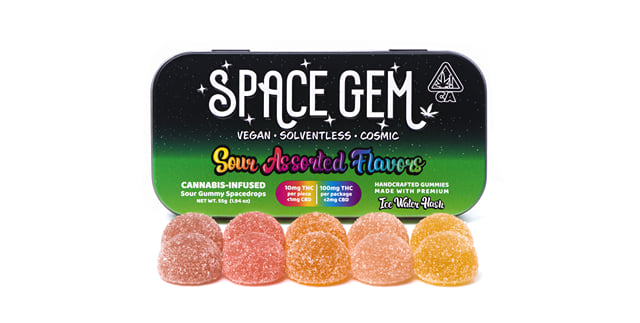 Sour Spacedrops Gummies 100mg