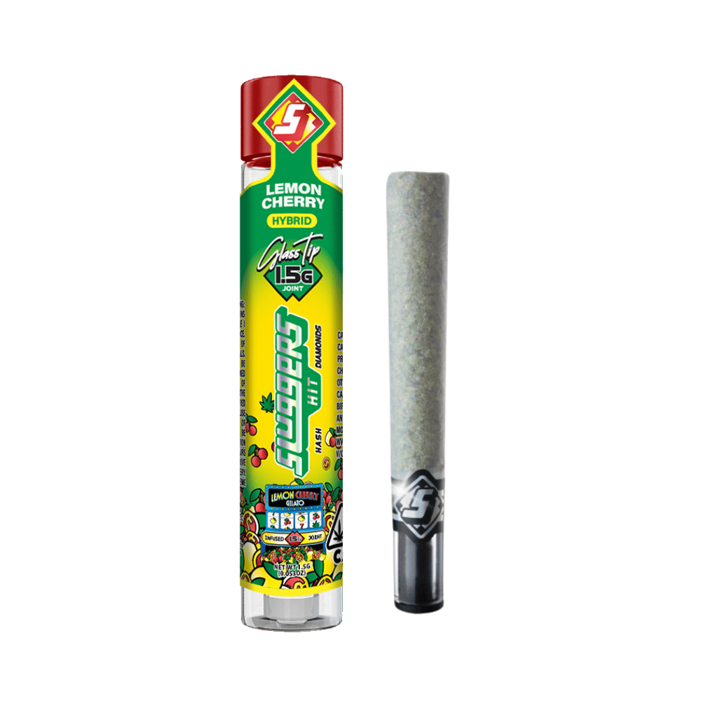 LEMON CHERRY GELATO 1.5G INFUSED PREROLL - SLUGGERS -  - $13 - Pre-Rolls