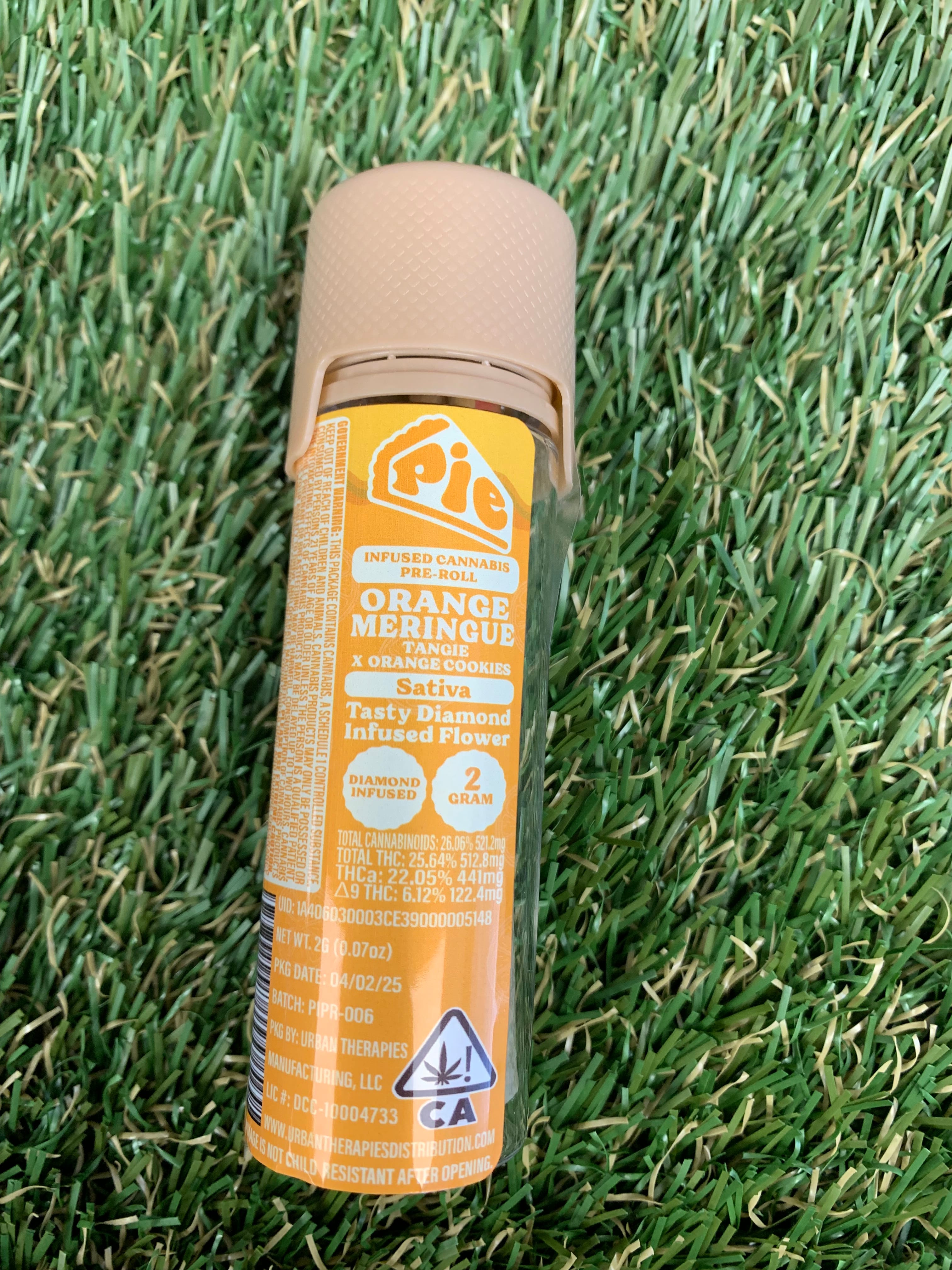 ORANGE MERINGUE 1G 2PK INFUSED - PIE -  - $8.60 - Pre-Roll Infused