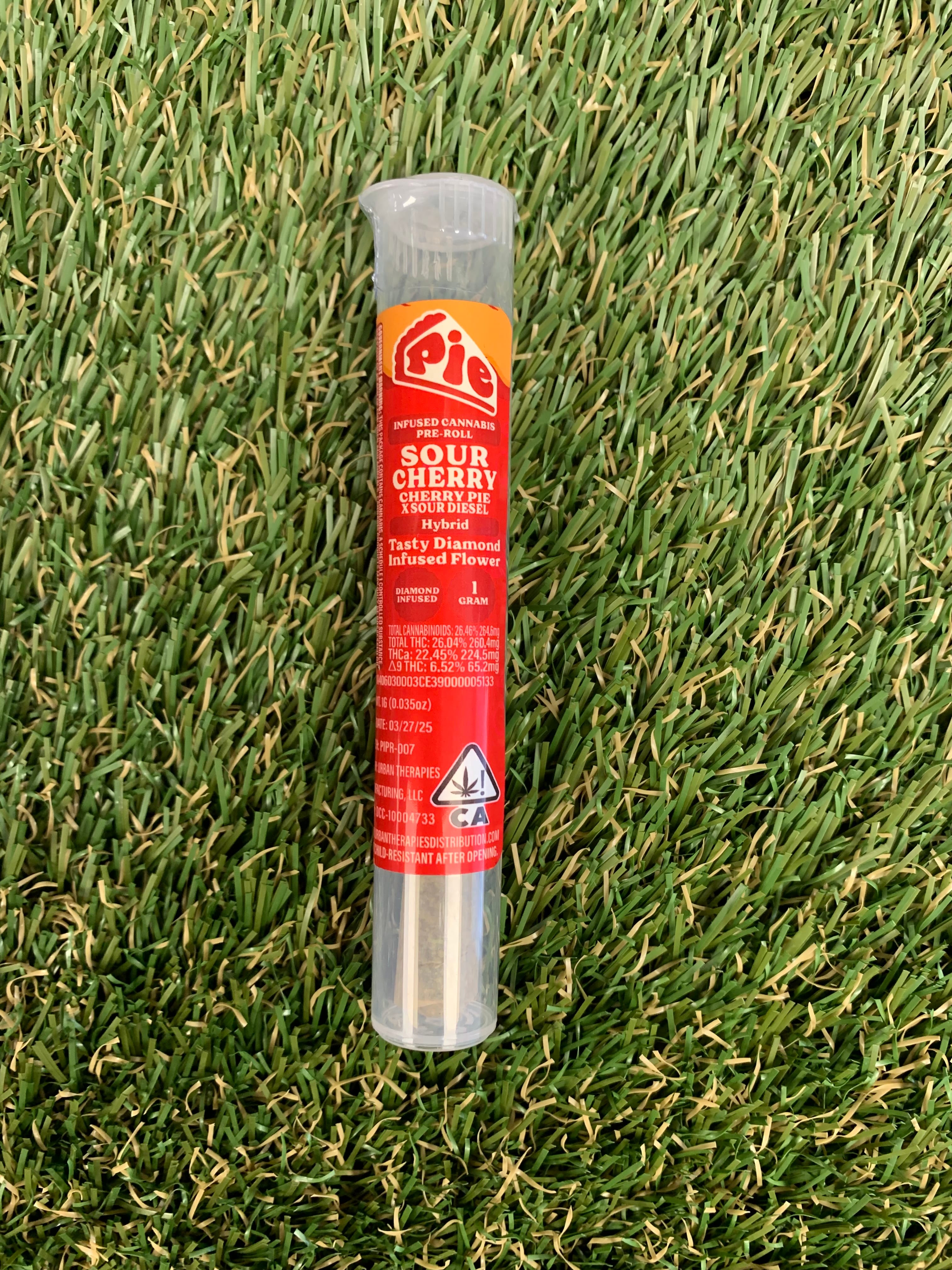 SOUR CHERRY 1G INFUSED - PIE -  - $4.83 - Pre-Roll Infused